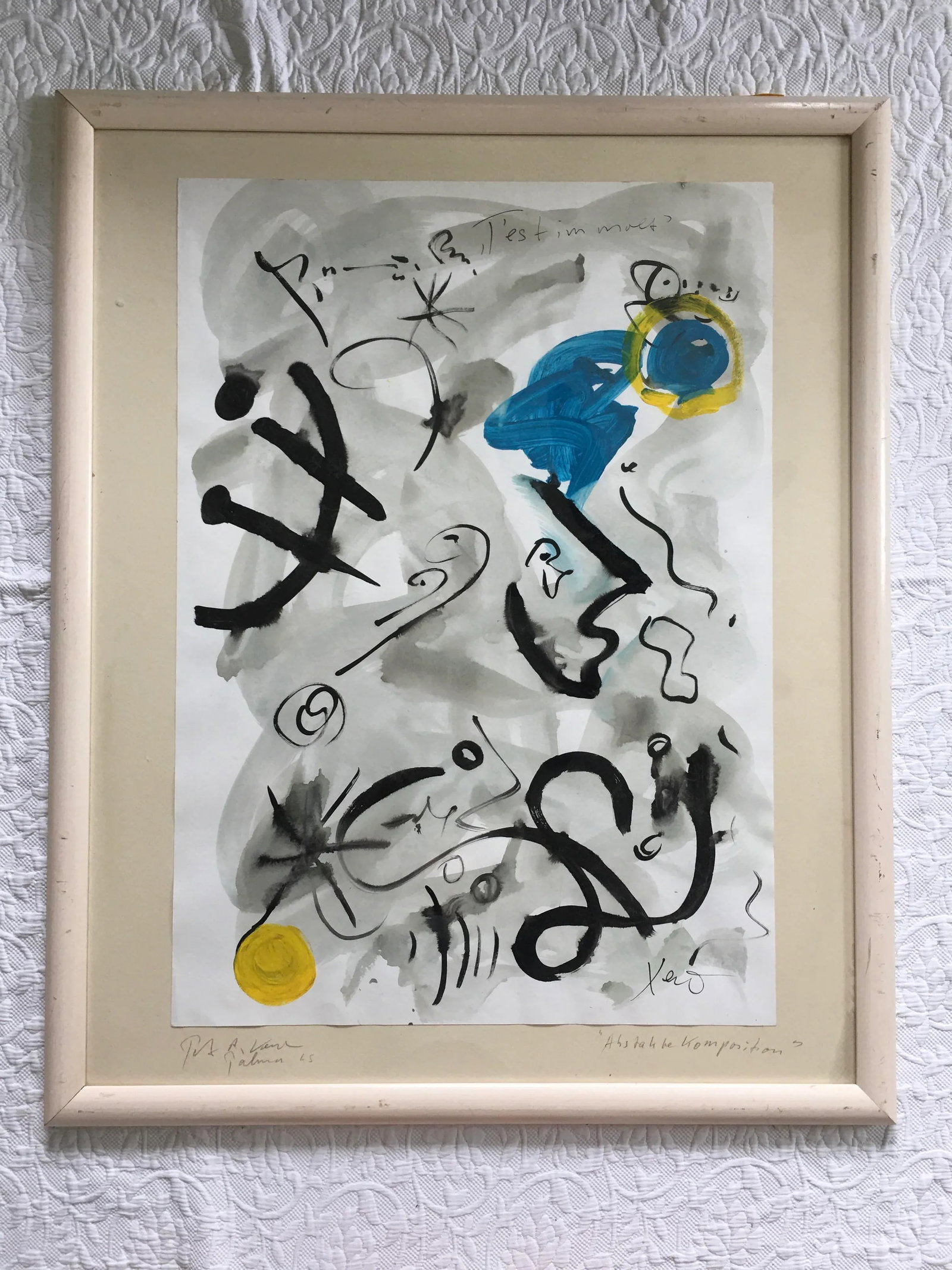 Abstrakt Komposition, Peter Keil, 1965 - 8