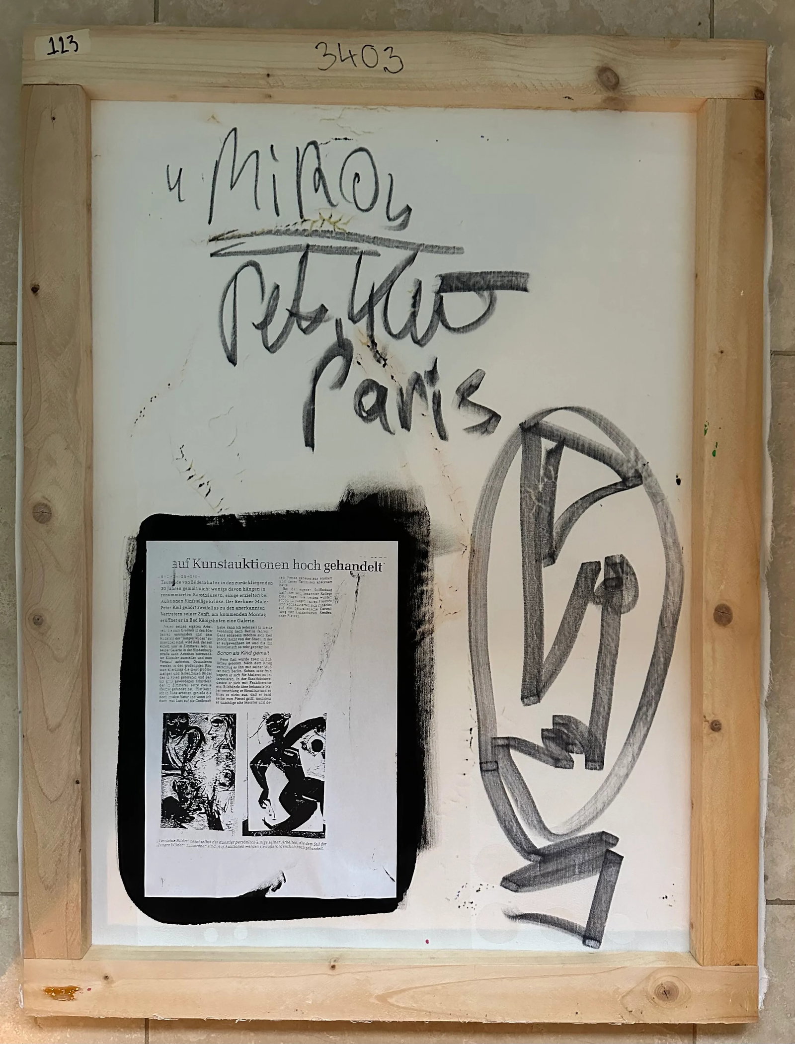Miró Titled Painting by Peter Keil - 4