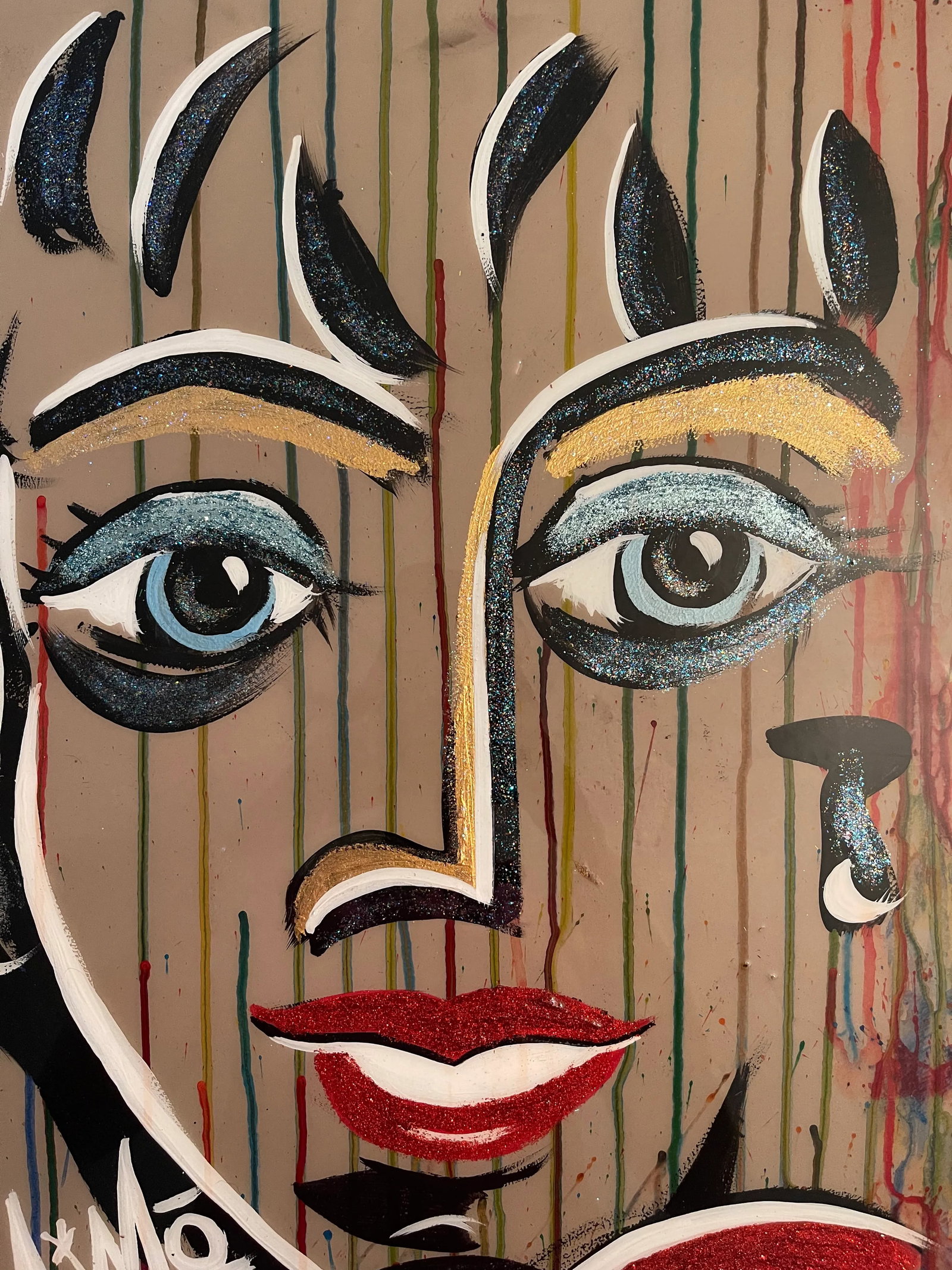 Abstract Portrait, Peter Keil and MiMo (Mike Mozart) Collaboration - 2