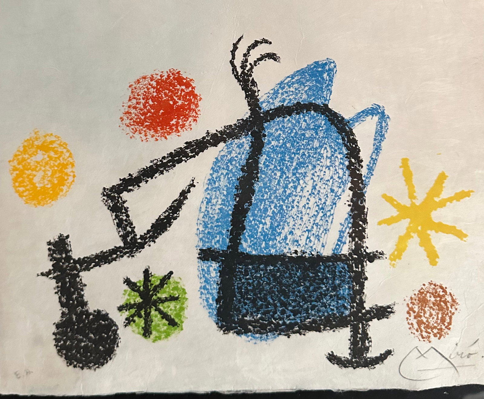 Joan Miro - Artist's Proof Handsigned Lithograph - 2