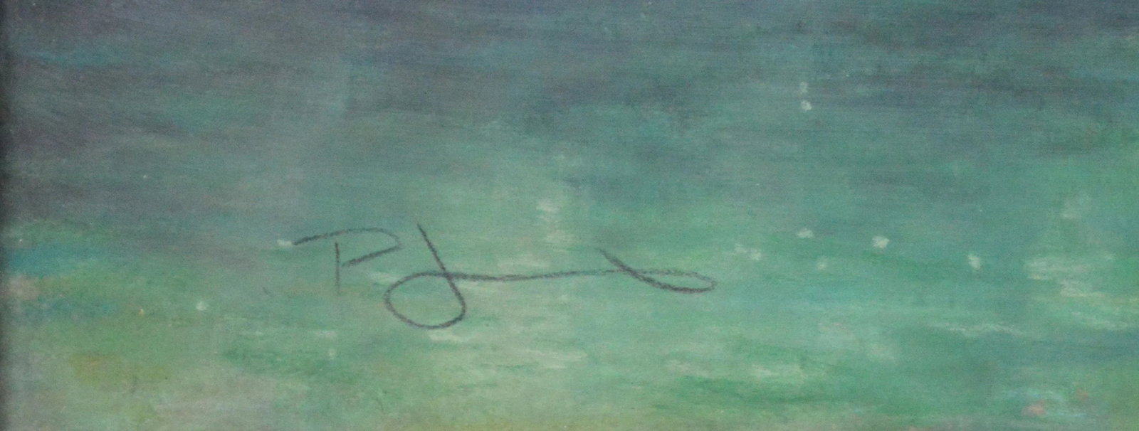 P. A. Peggy Jones "Beyond the Rainbow" Pastel Landscape Painting Signed - 5