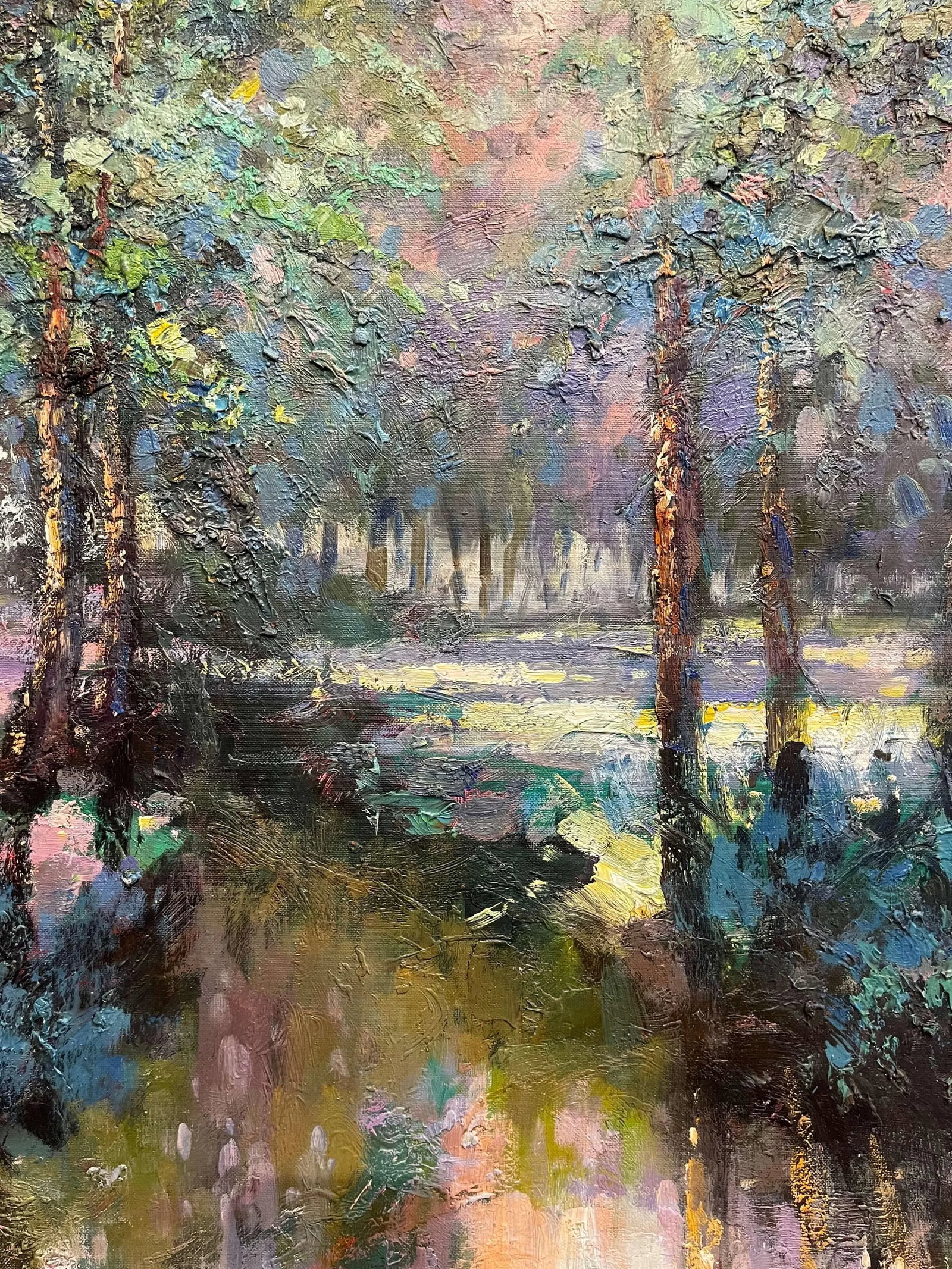 Late 20th Century Framed Oil on Canvas Landscape Painting Signed R. Sanders - 10