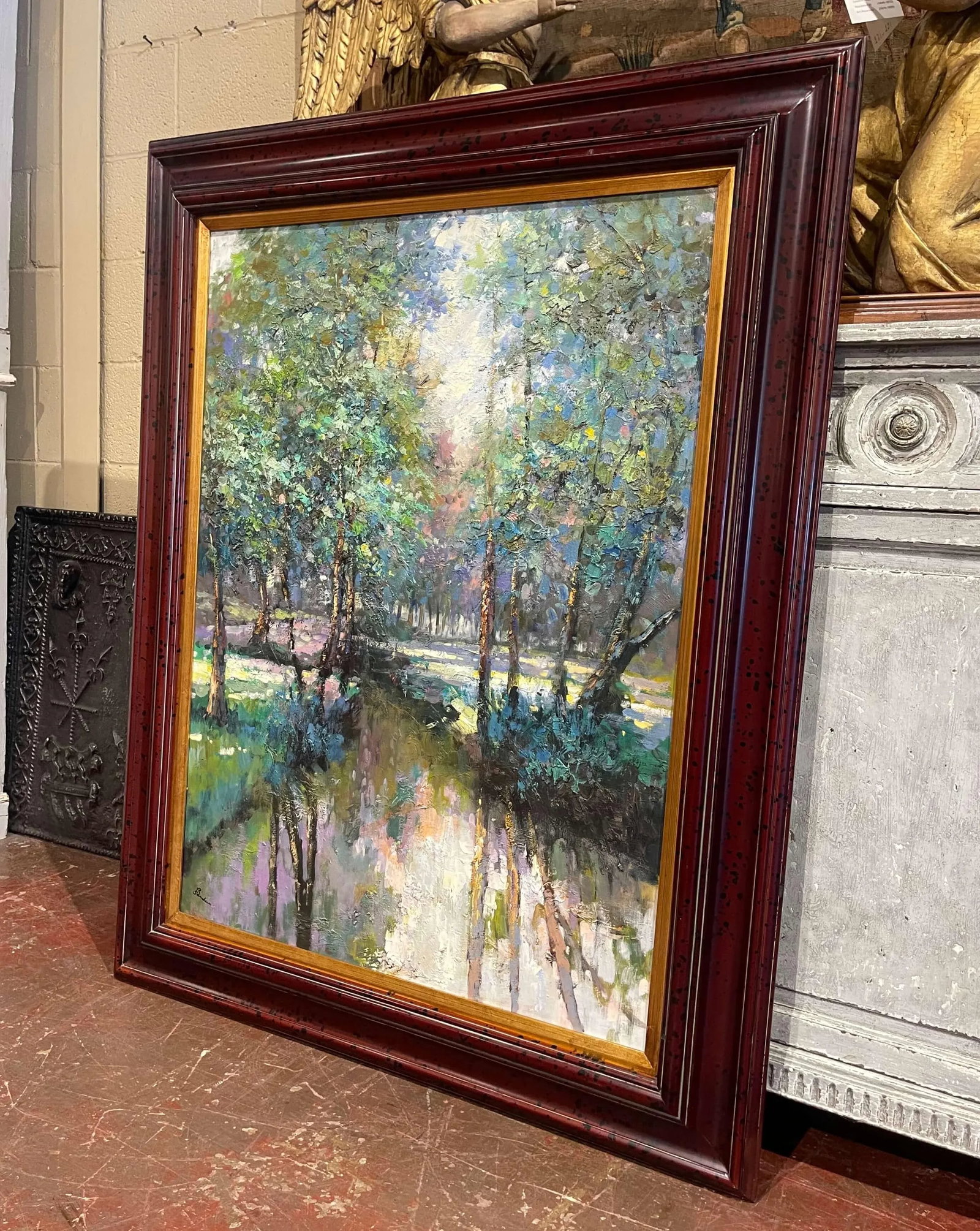 Late 20th Century Framed Oil on Canvas Landscape Painting Signed R. Sanders - 2
