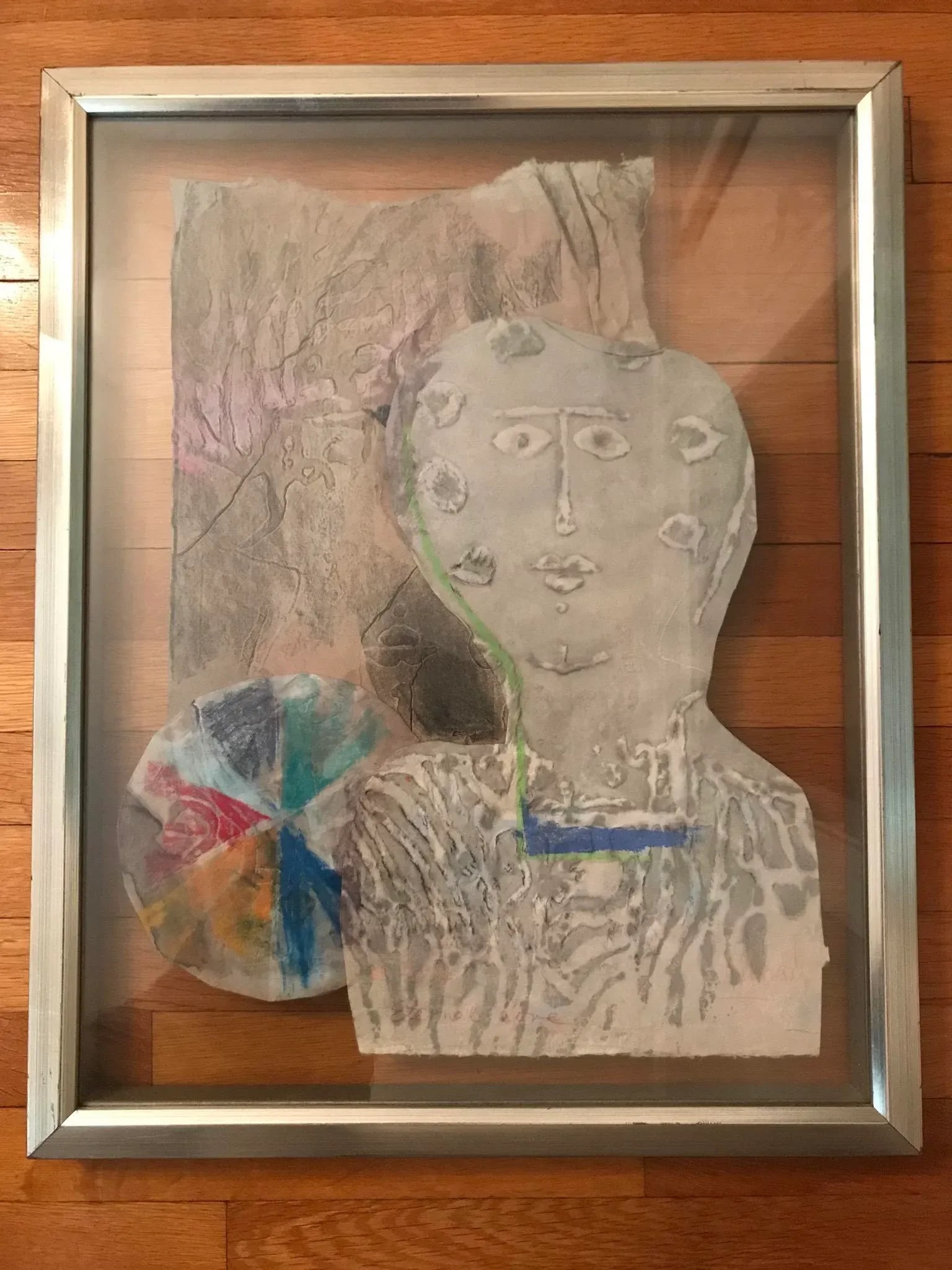 Intaglio Collage, Orginal Abstract Artist's Proof Mihail Simeonov - 12