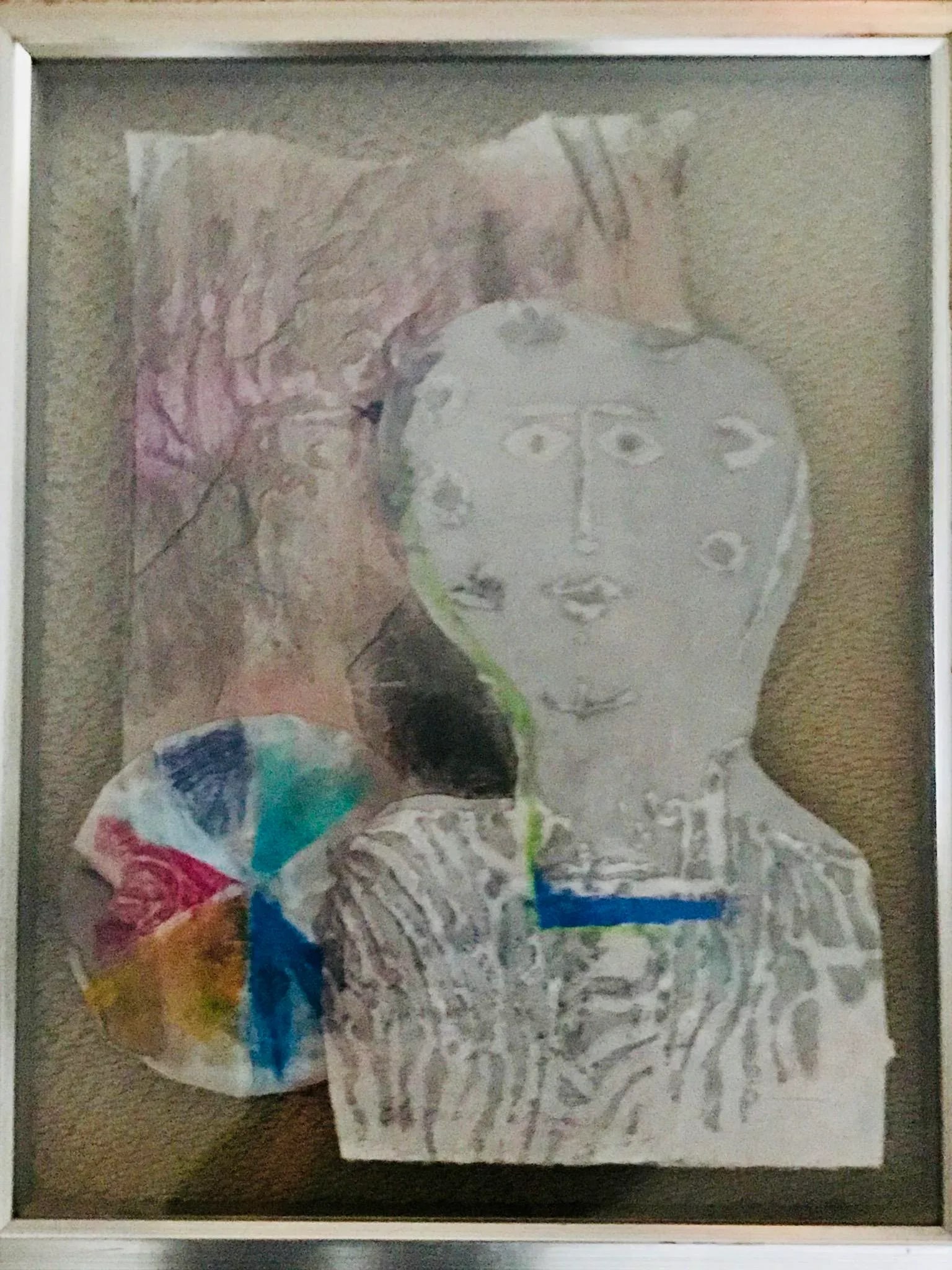 Intaglio Collage, Orginal Abstract Artist's Proof Mihail Simeonov - 2
