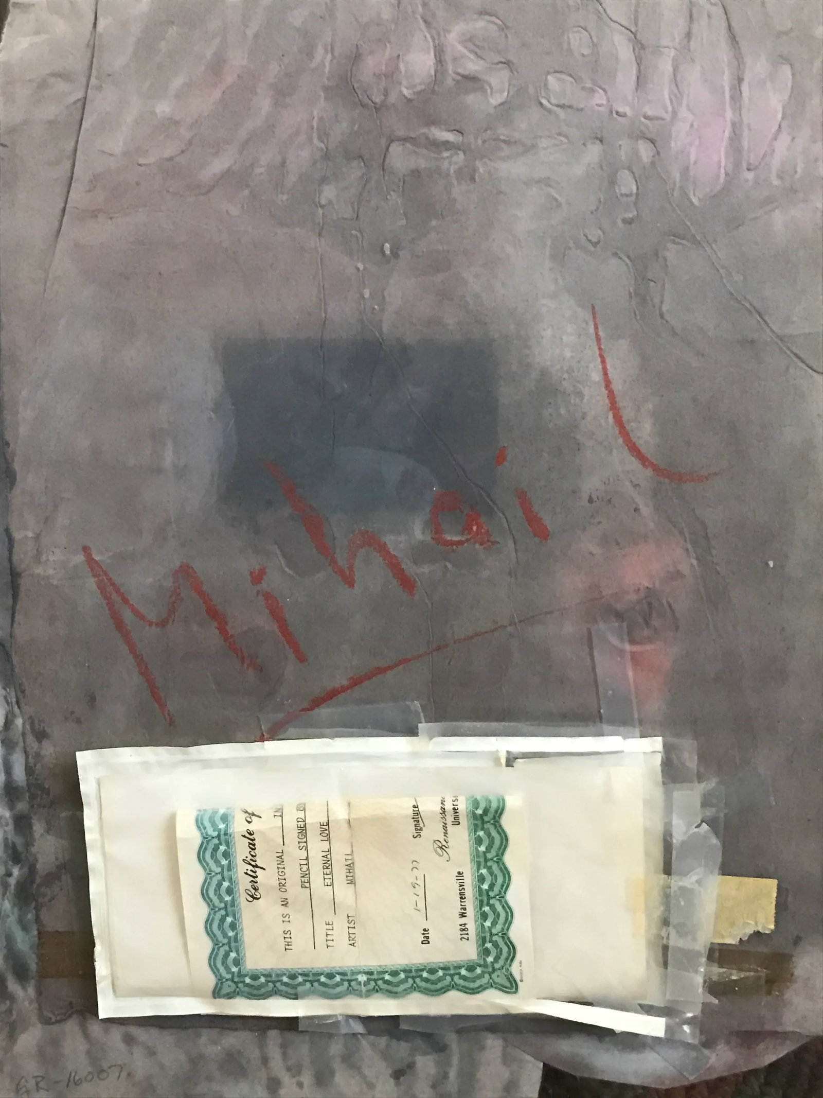 Intaglio Collage, Orginal Abstract Artist's Proof Mihail Simeonov - 7