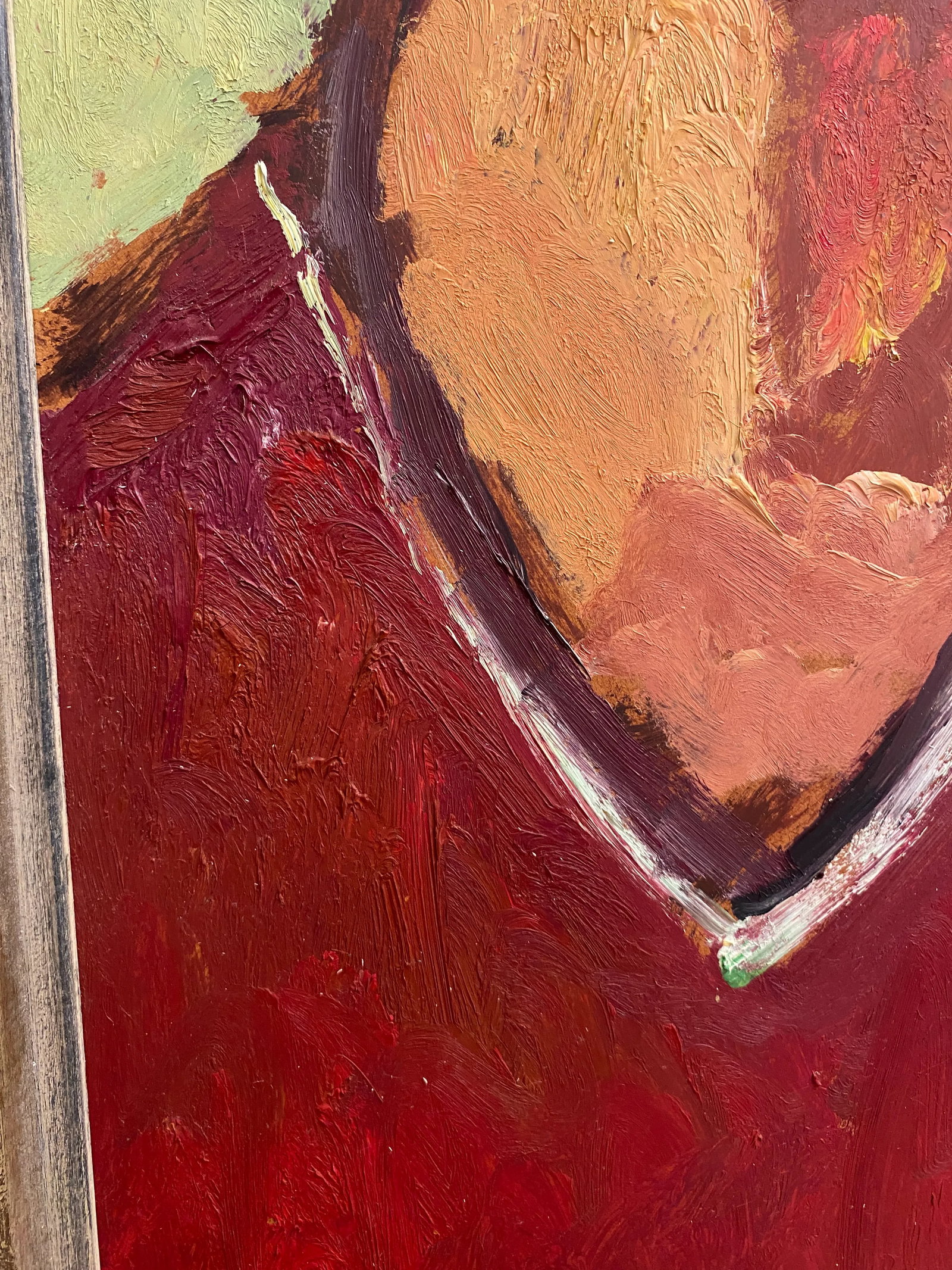 1966 Frank Kleinholz Two Boys Oil on Canvas - 7