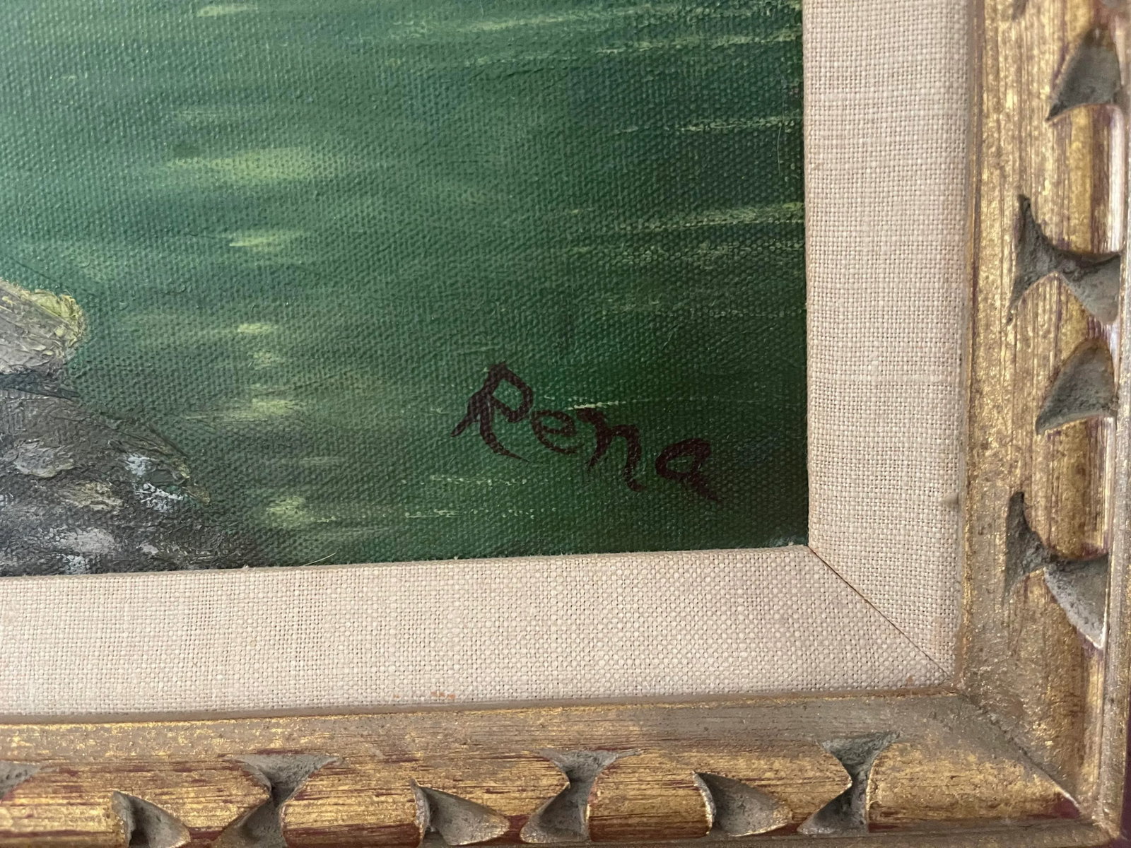 Japanese Geisha Painting on Canvas - 3