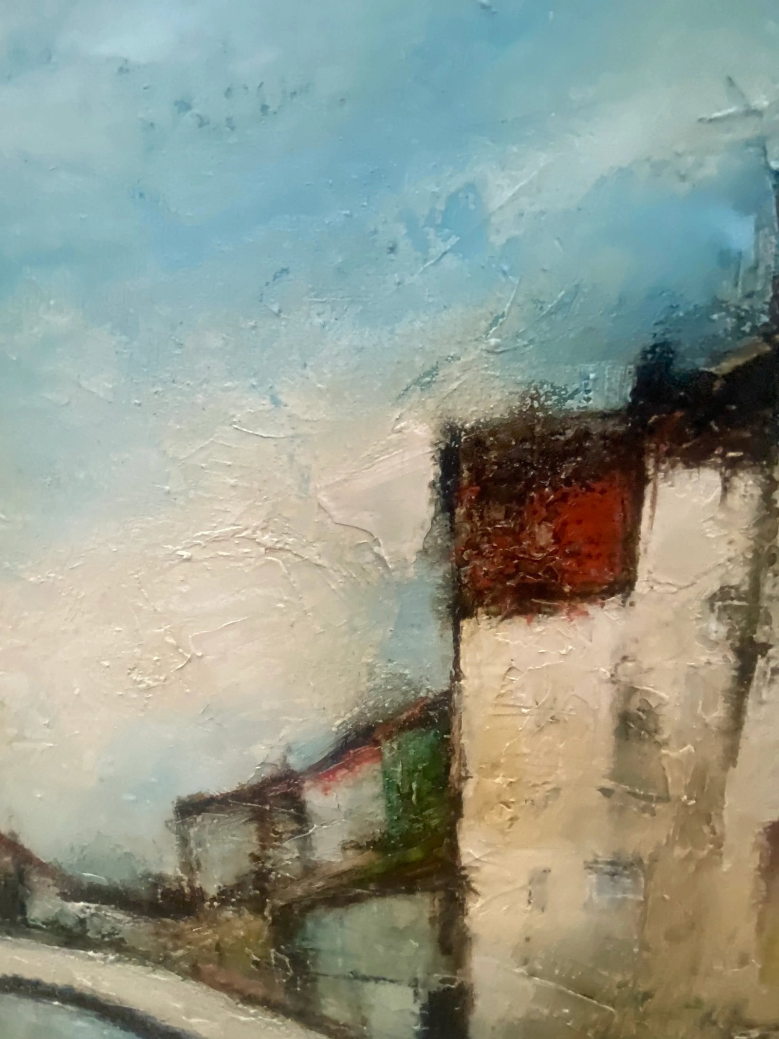 Original Artwork Painting of South of London- Signed - 3