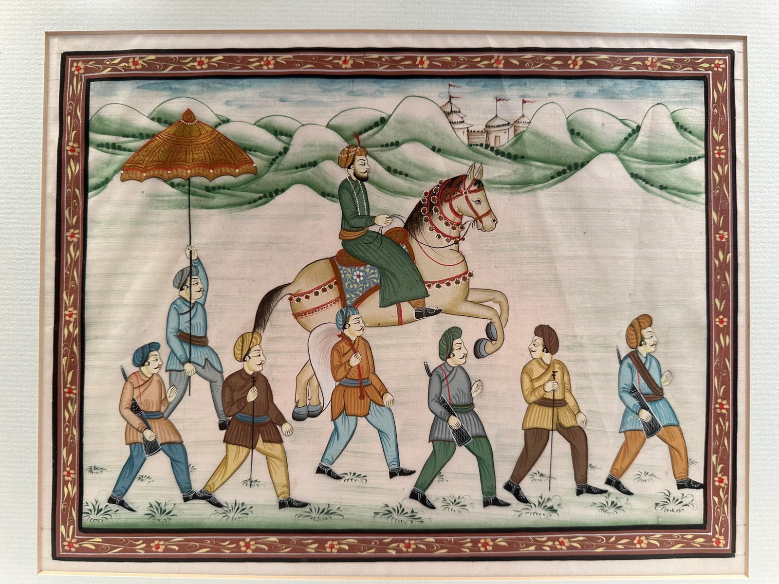 Early 20th Century Indo Persian Painting, Framed - 3