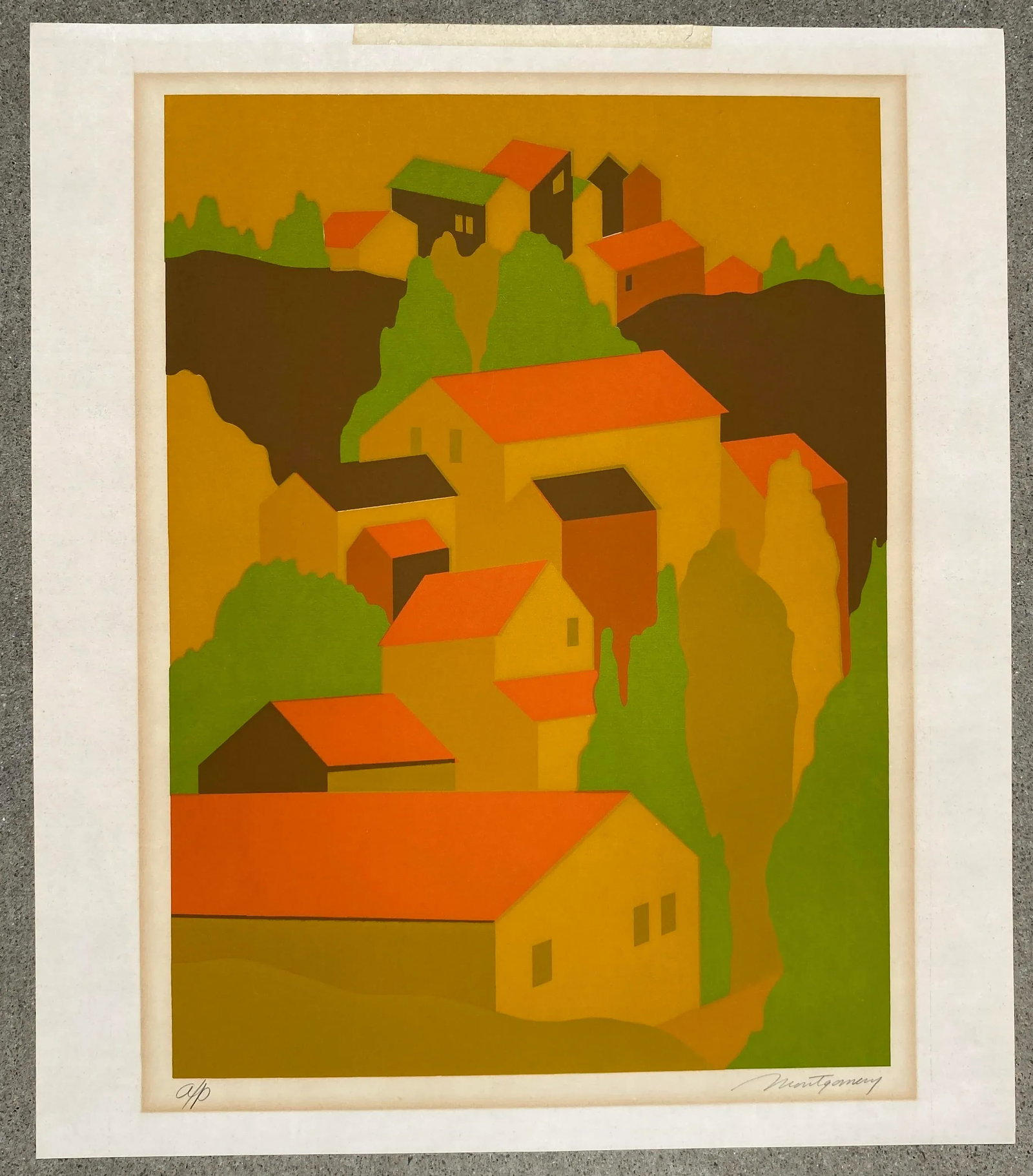 1970s Bob Montgomery Serigraph - 2