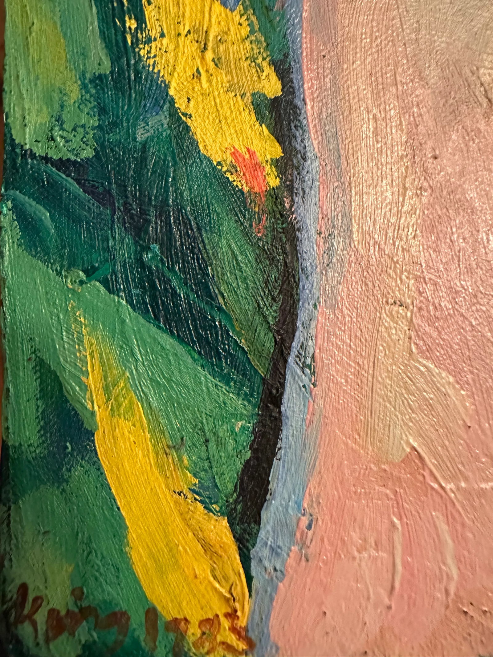 Fauvist Bold and Expressive Neo-Expressionist Painting by Artist Linda King, Dated 1983 - 3