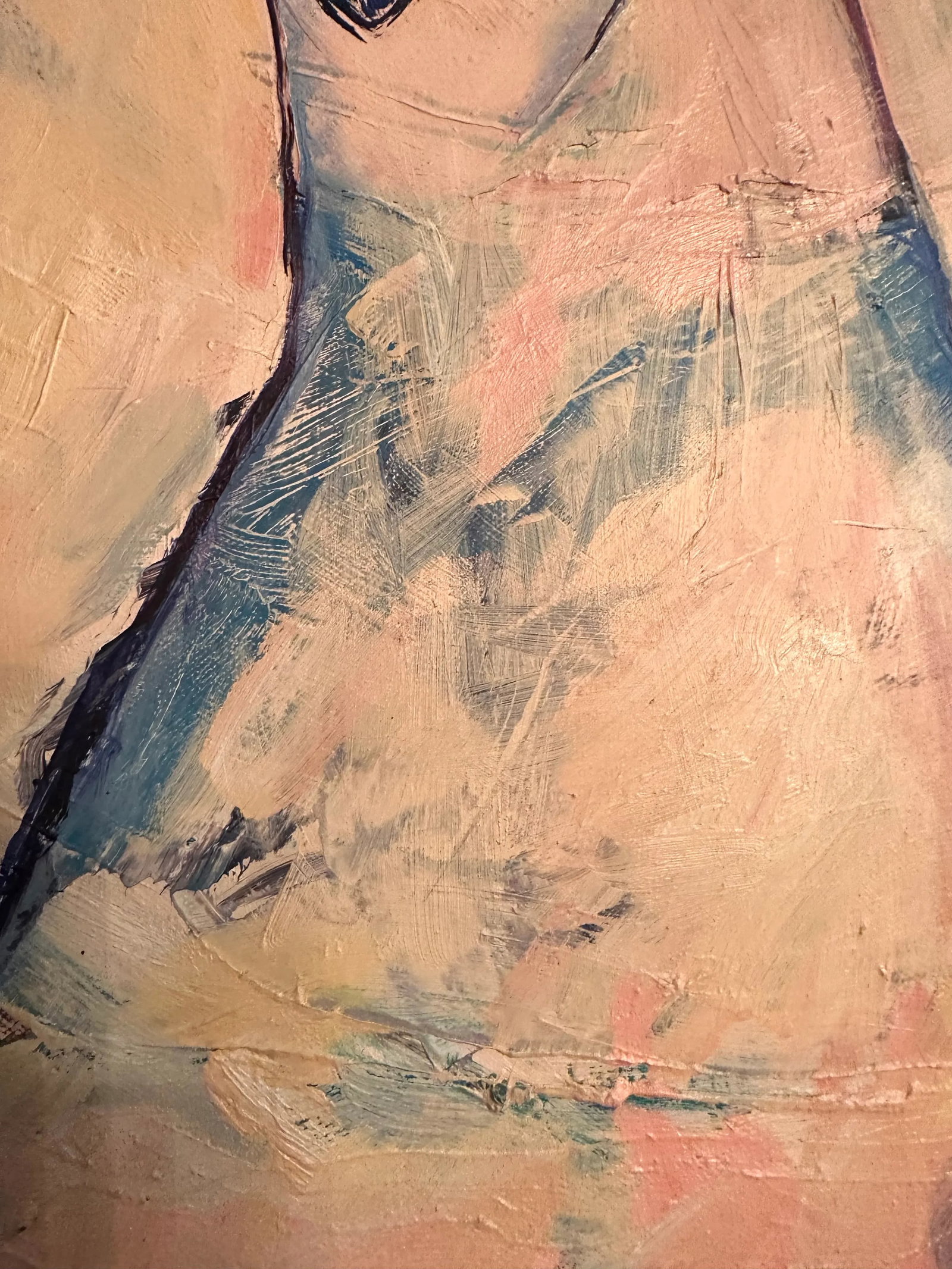 Fauvist Bold and Expressive Neo-Expressionist Painting by Artist Linda King, Dated 1983 - 4