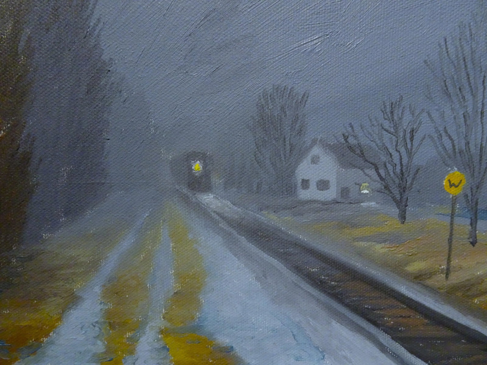 November Whistle, Oil Paint on Canvas by Clay Kanzler - 2