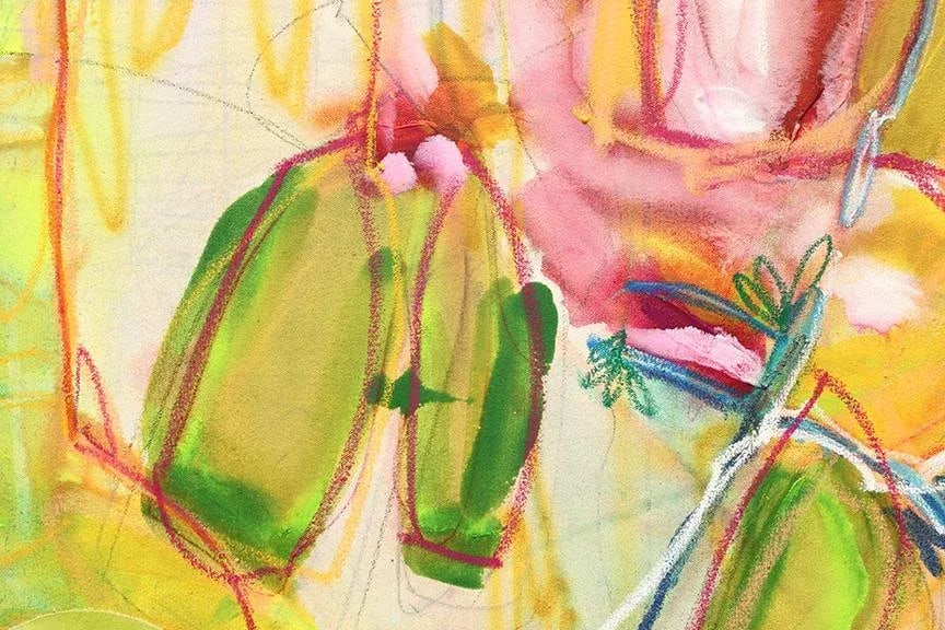 A Most Unusual Plan Original Abstract Expressionist Painting by Mel Rea - 2