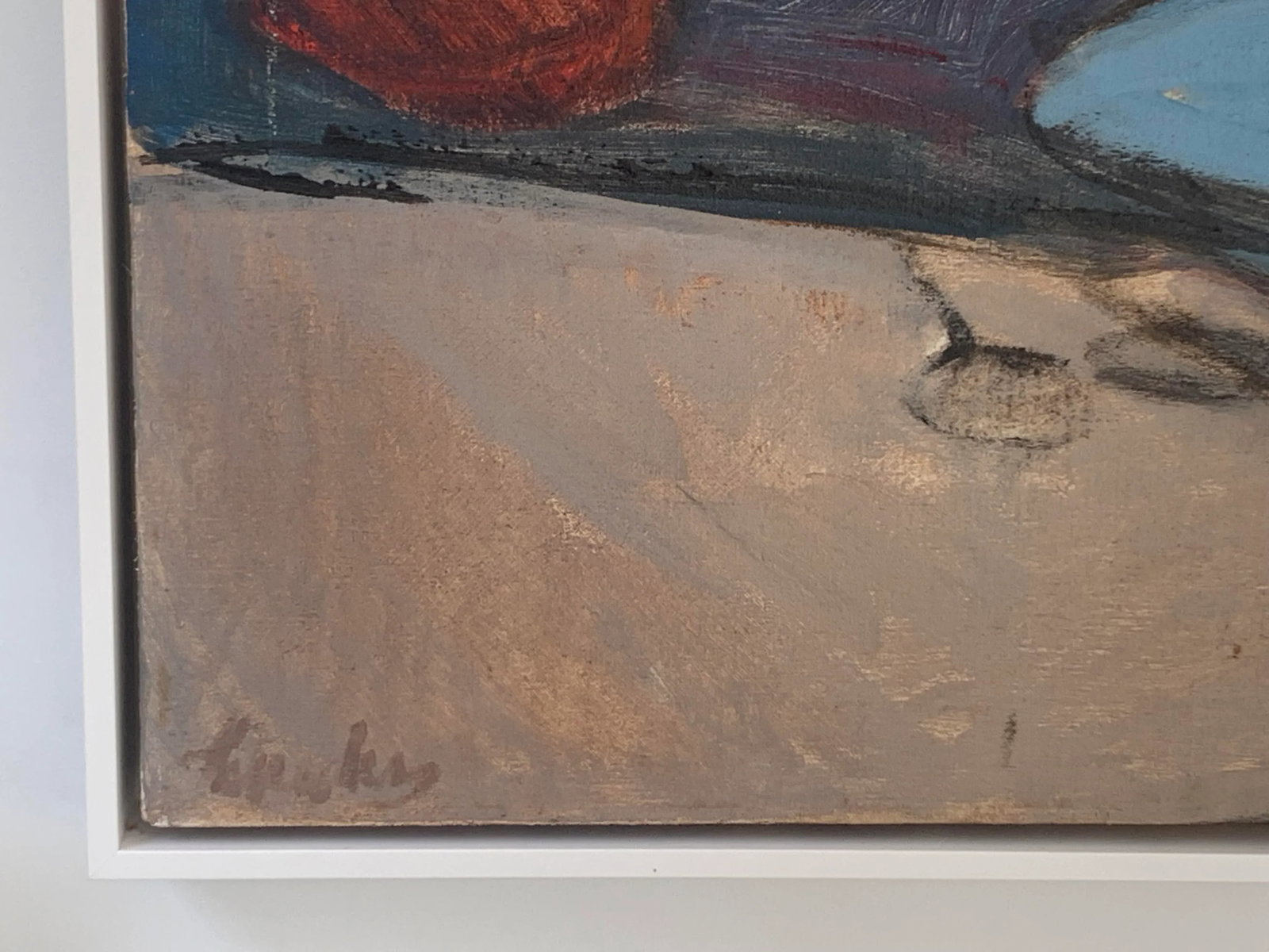 1970s Abstract Landscape Oil Painting by Jimmy Lueders - 2