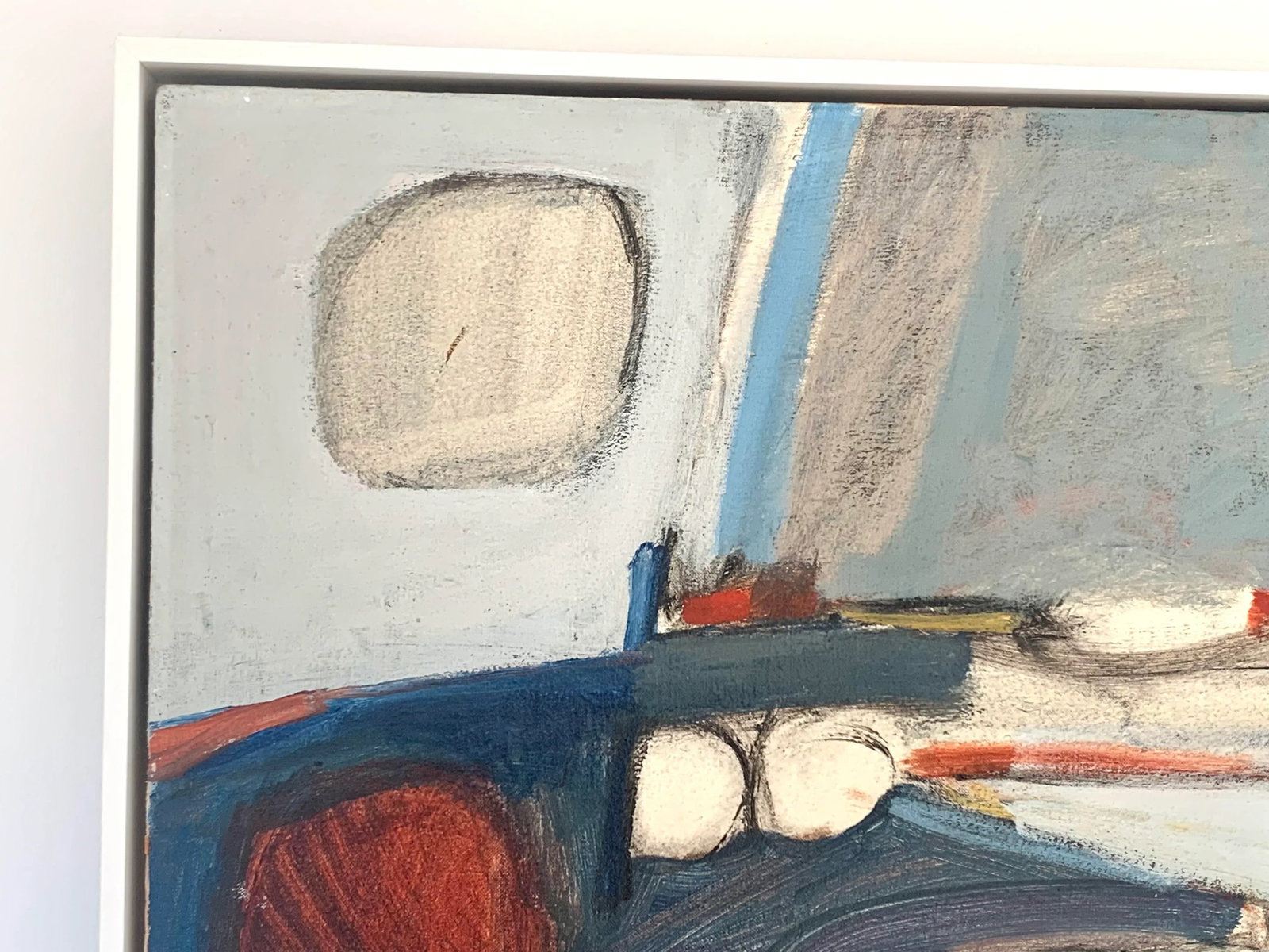 1970s Abstract Landscape Oil Painting by Jimmy Lueders - 3