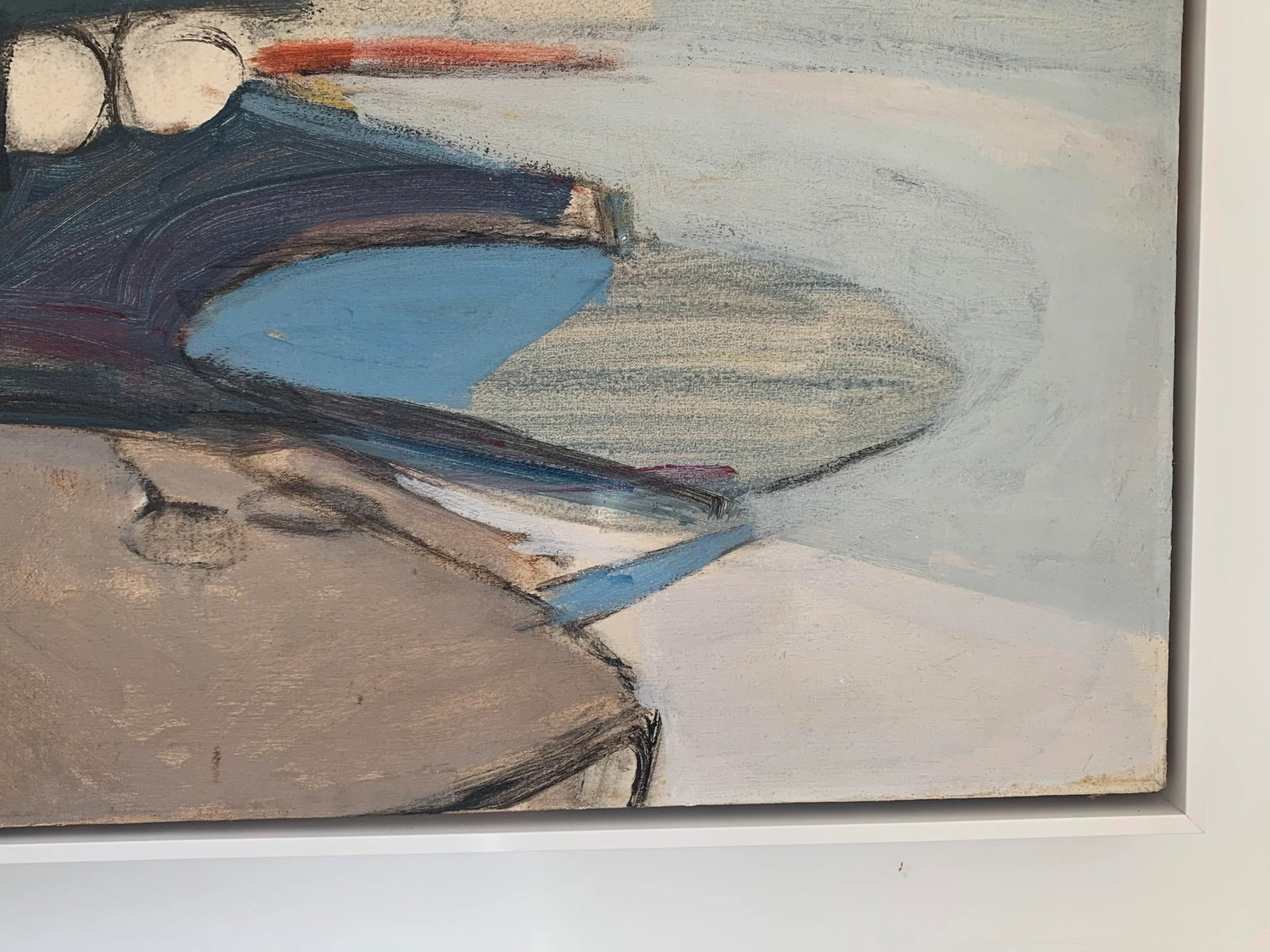 1970s Abstract Landscape Oil Painting by Jimmy Lueders - 4