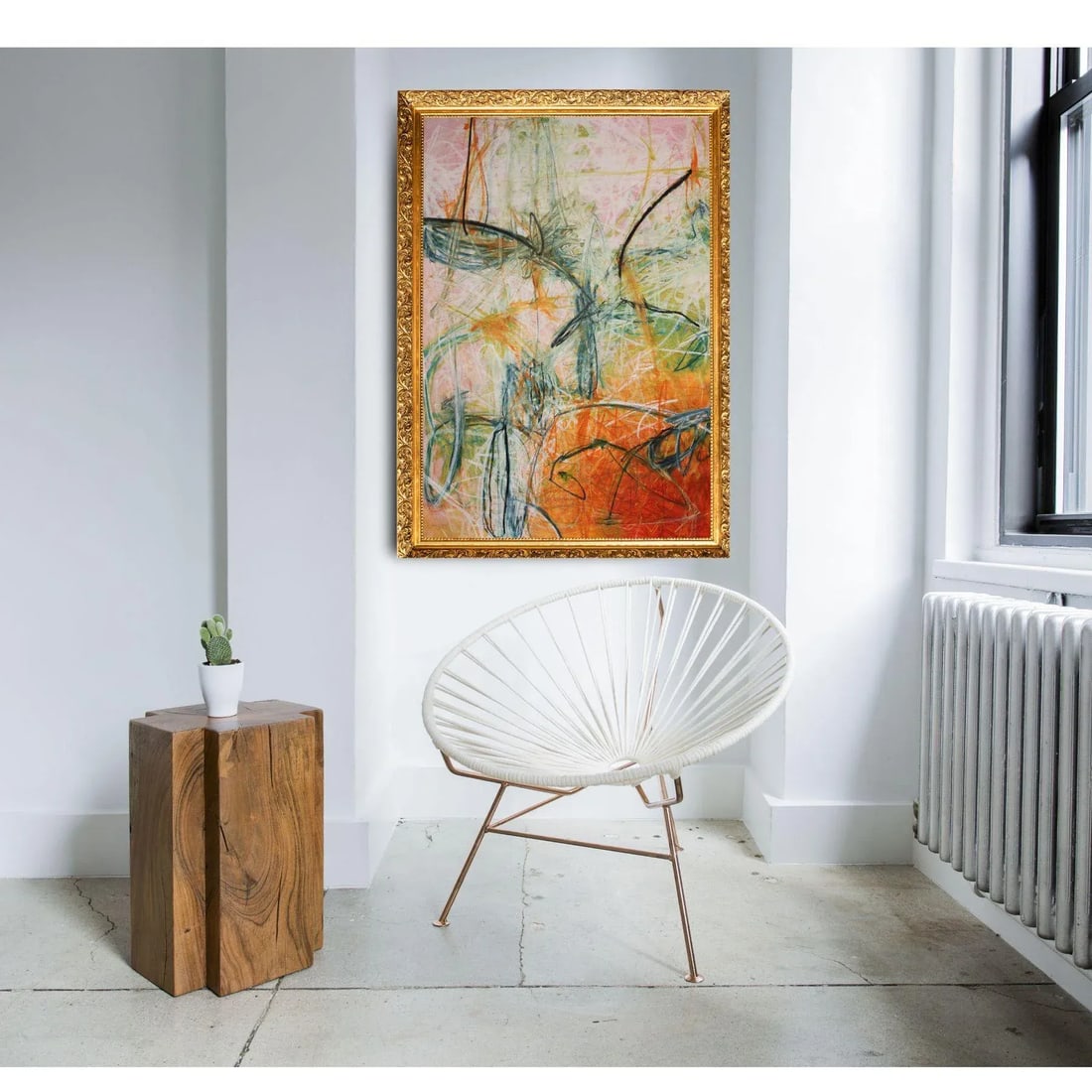 Didn't See That Coming Original Contemporary Abstract Mixed-Media Painting by Mel Rea - 3