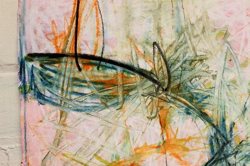 Didn't See That Coming Original Contemporary Abstract Mixed-Media Painting by Mel Rea - 5