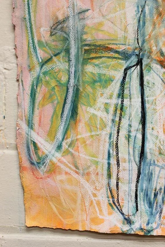 Didn't See That Coming Original Contemporary Abstract Mixed-Media Painting by Mel Rea - 6