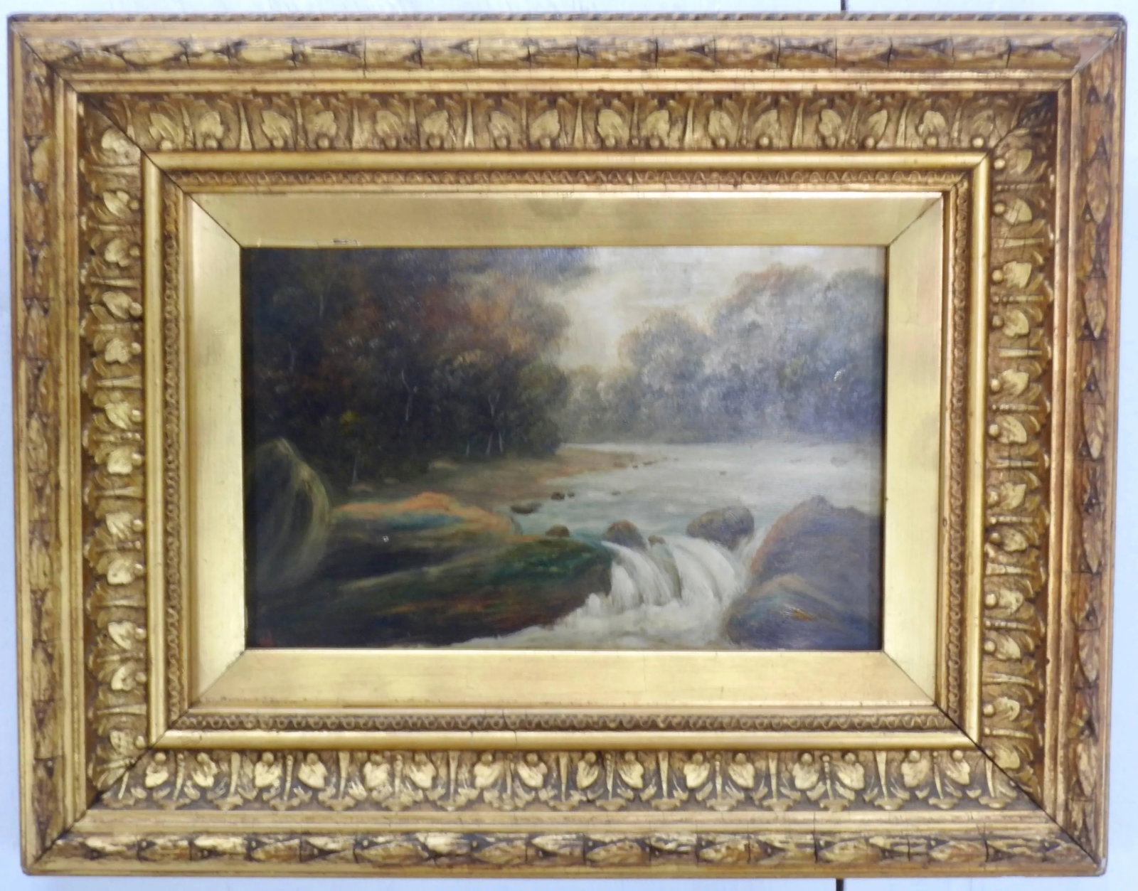 Pair of 19th Century Signed Oil on Board Landscapes - 2