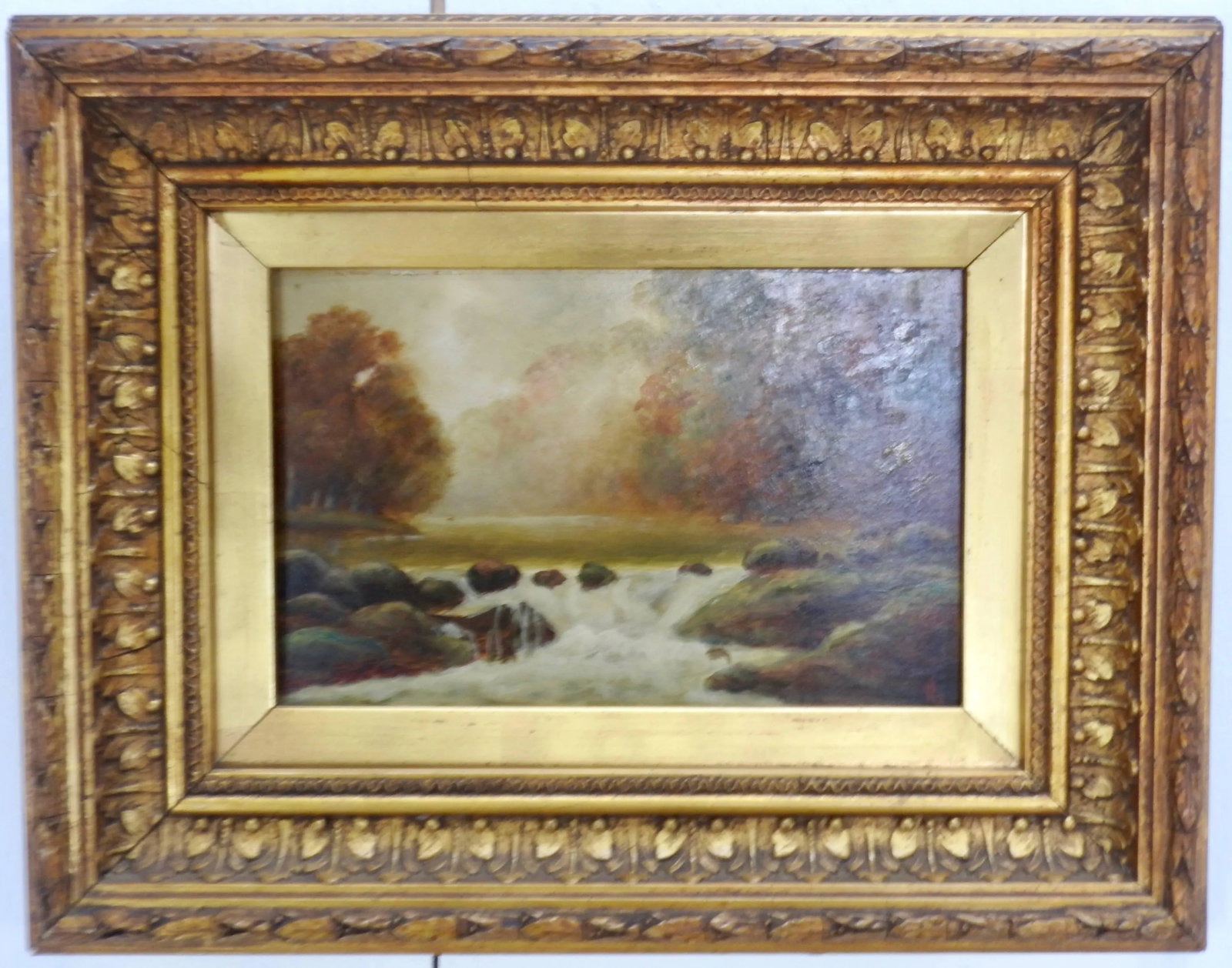 Pair of 19th Century Signed Oil on Board Landscapes - 3