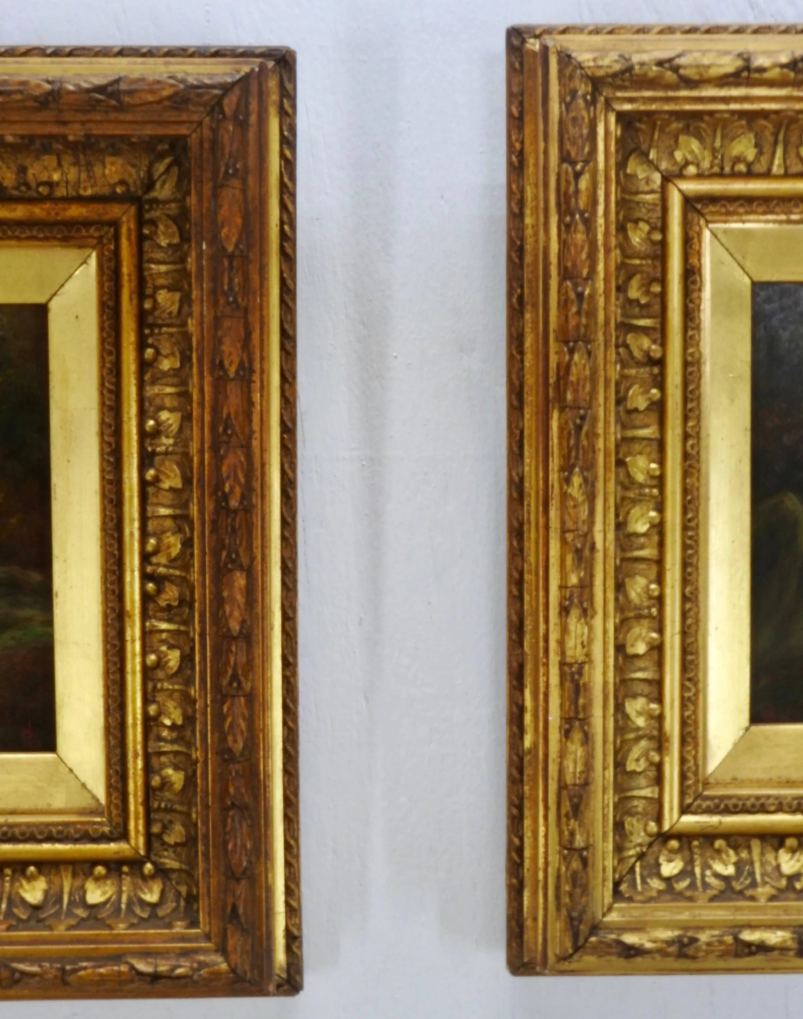 Pair of 19th Century Signed Oil on Board Landscapes - 4