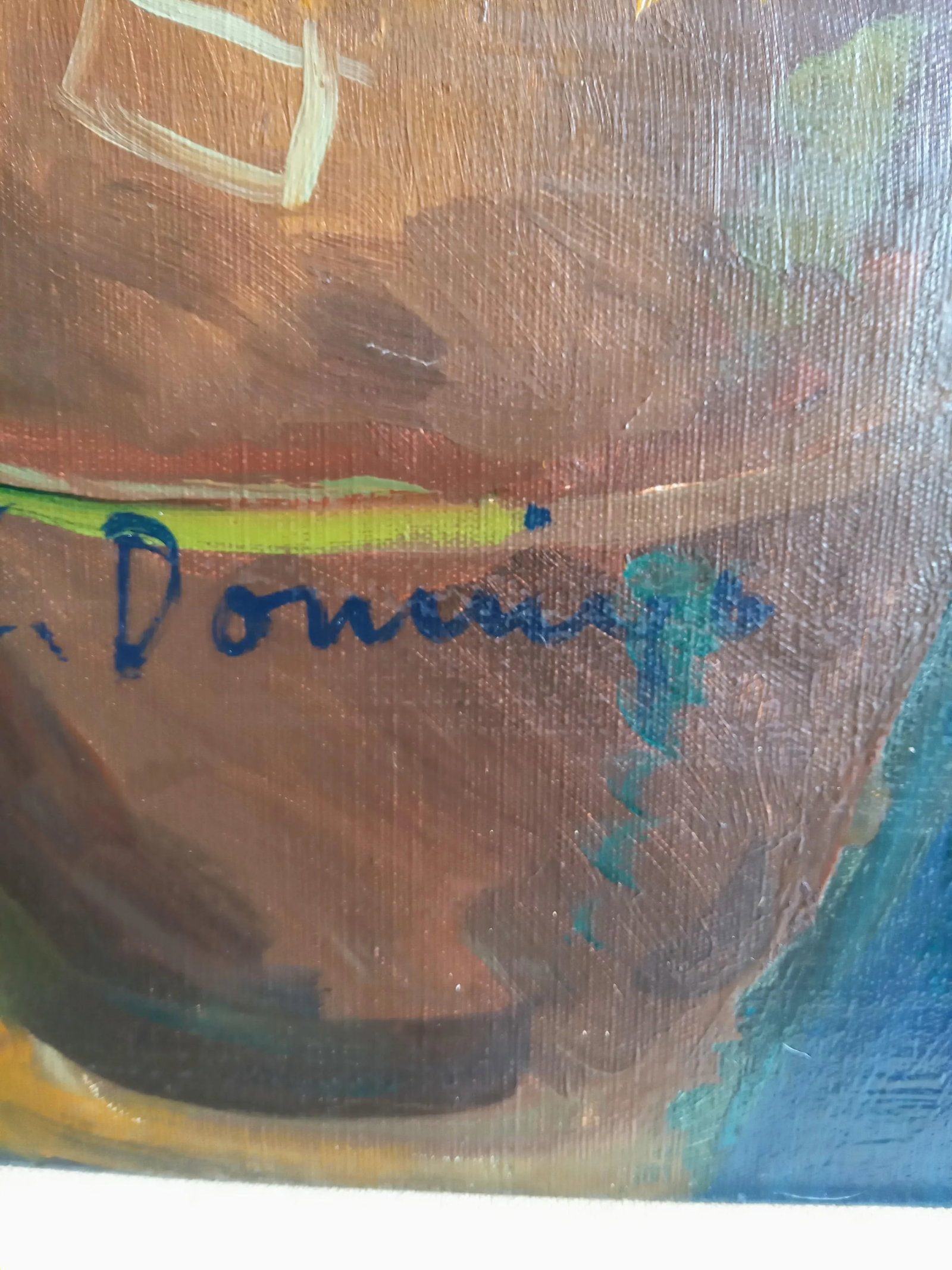 Mid 20th Century Original Portrait of Spanish/Italian Country Girl - 7