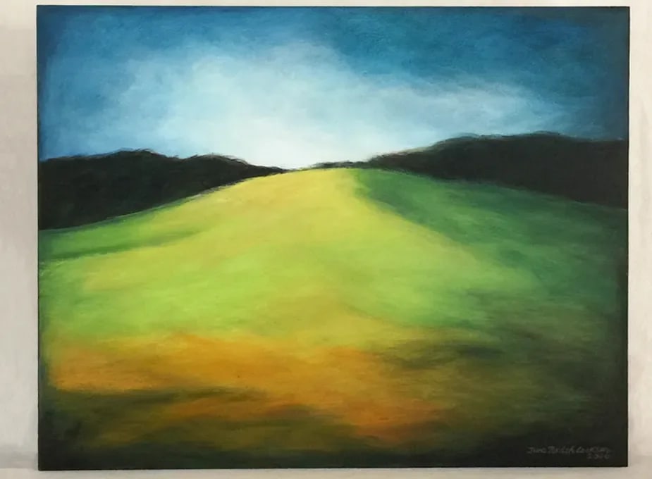 Toward the Crest California Landscape Painting by June Parrish Cookson - 2