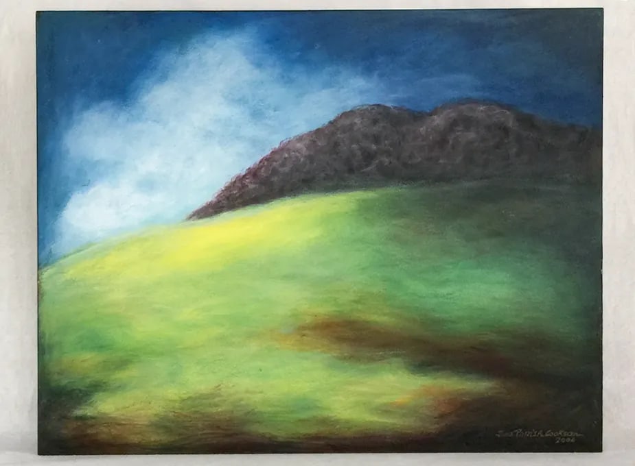 Hillside California Landscape Painting by June Parrish Cookson - 2