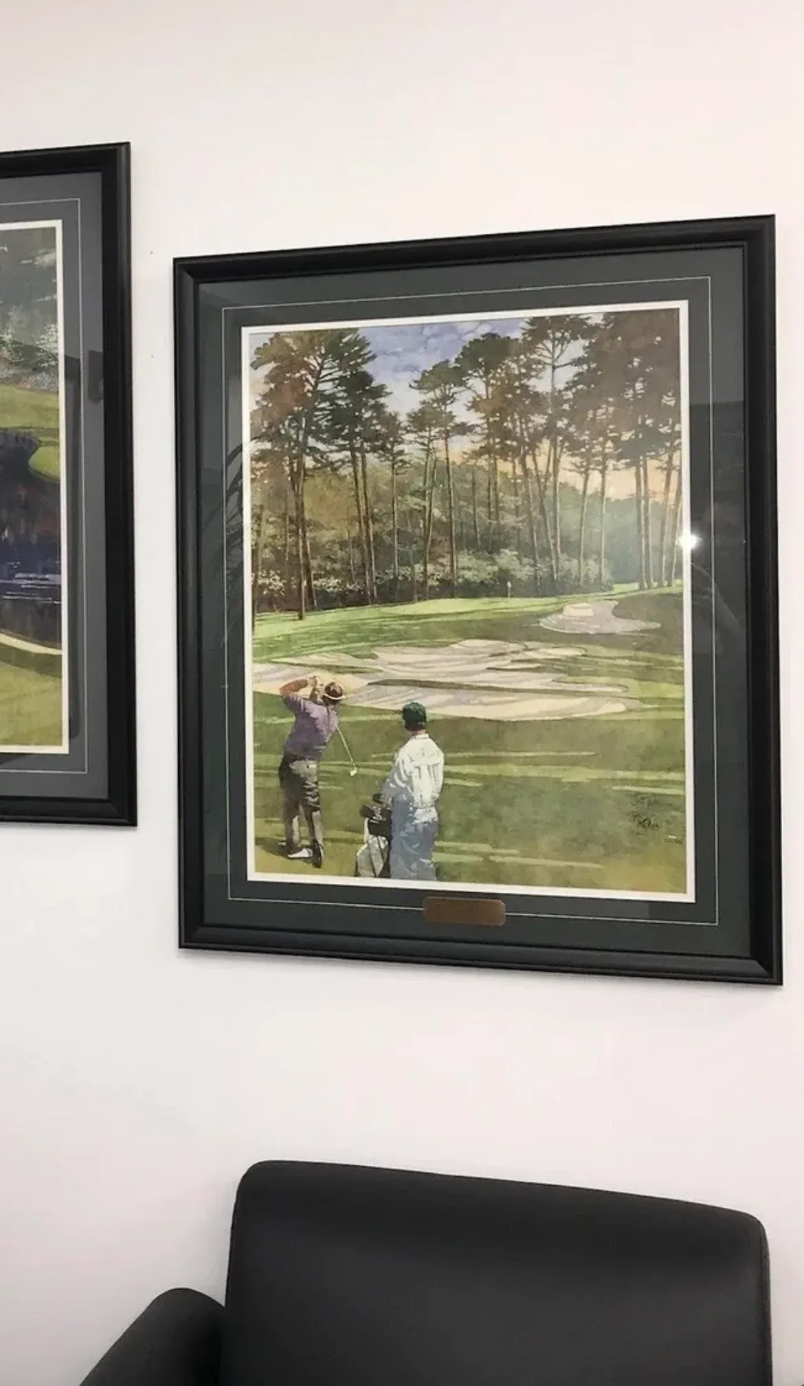 Bart Forbes - Cathedral of Pines Golf Lithograph at Augusta Masters, Framed - 8