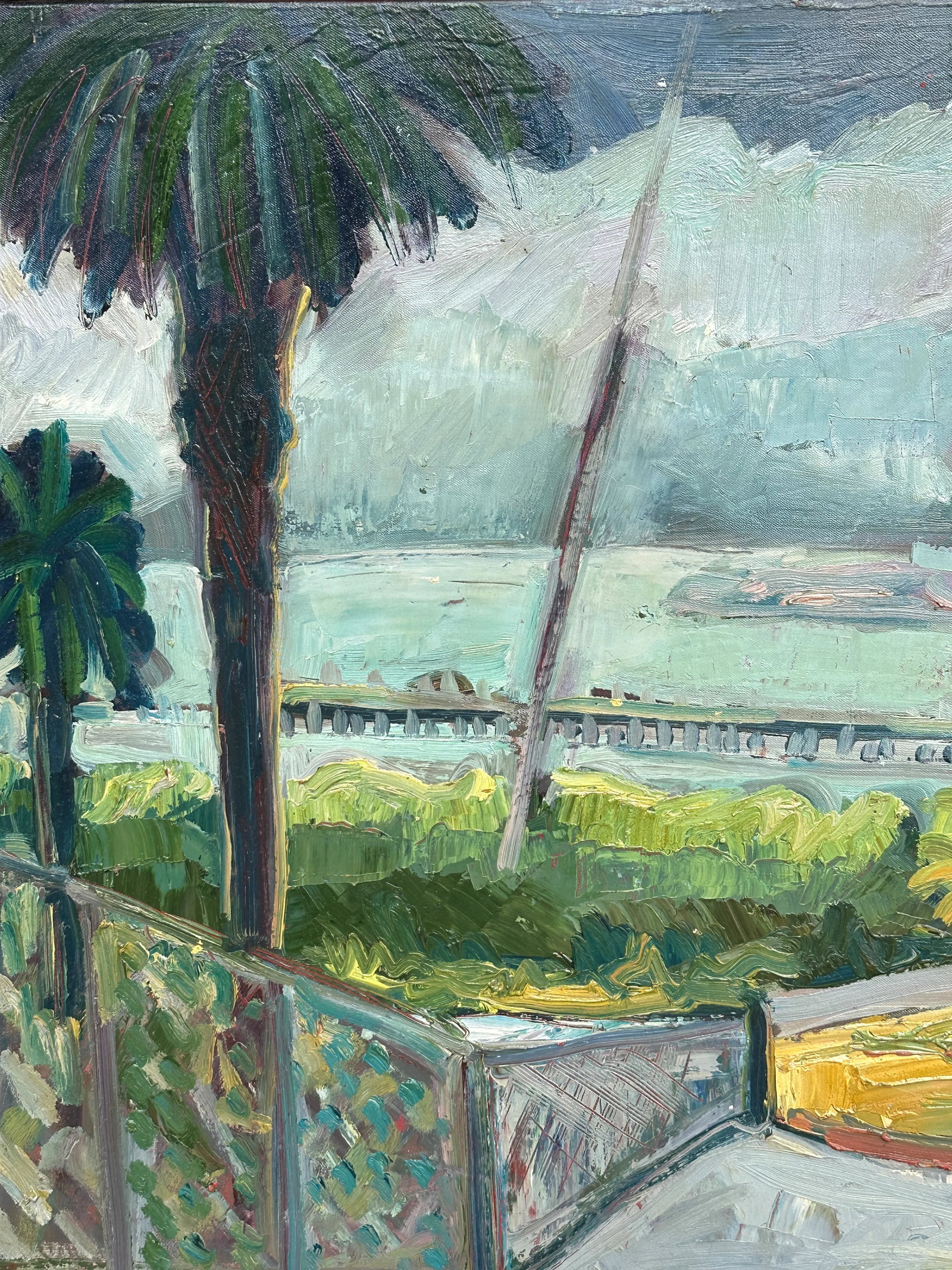 Original Oil Expressionist Landscape Hartman 2007 - 3