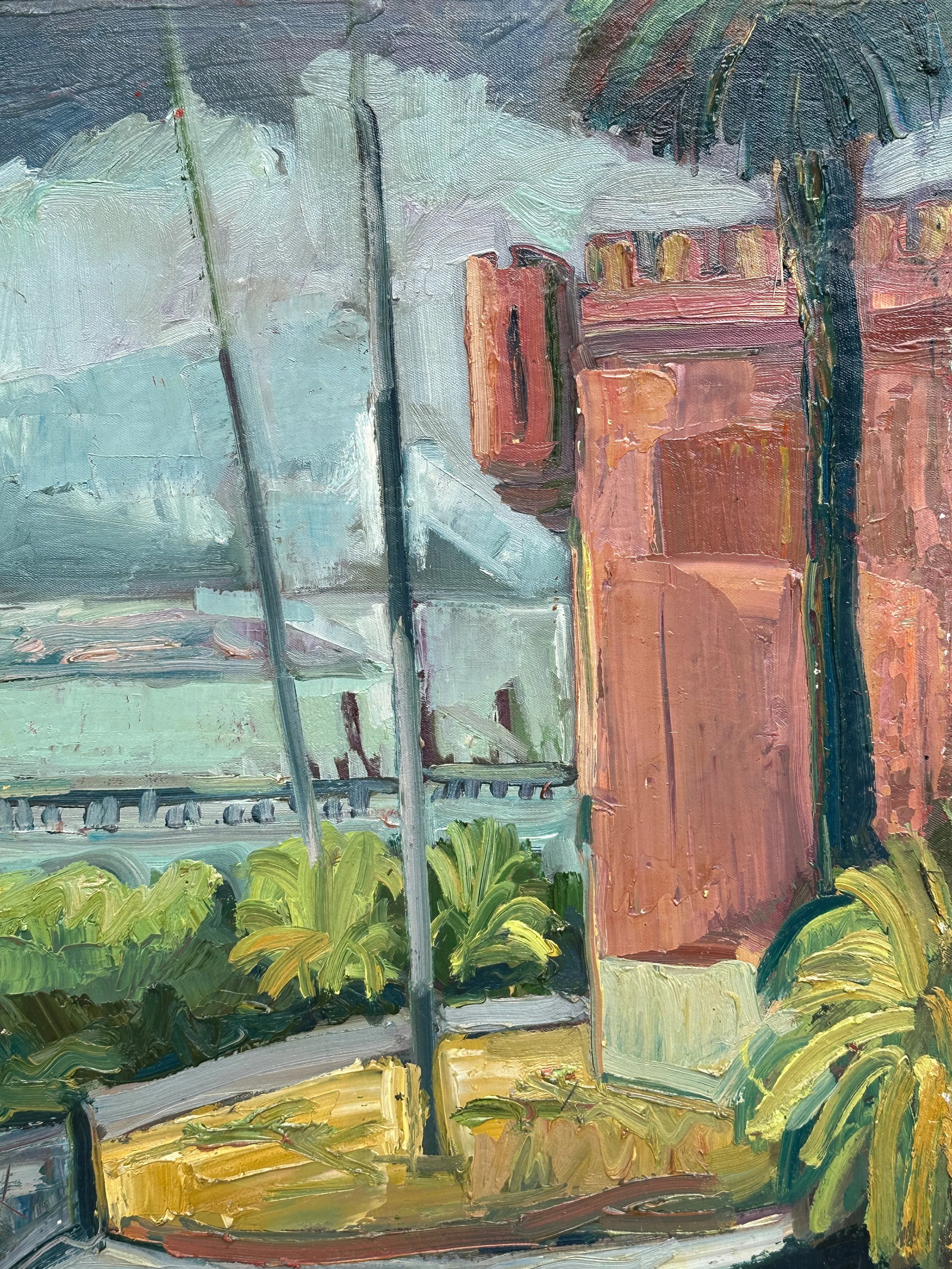 Original Oil Expressionist Landscape Hartman 2007 - 5