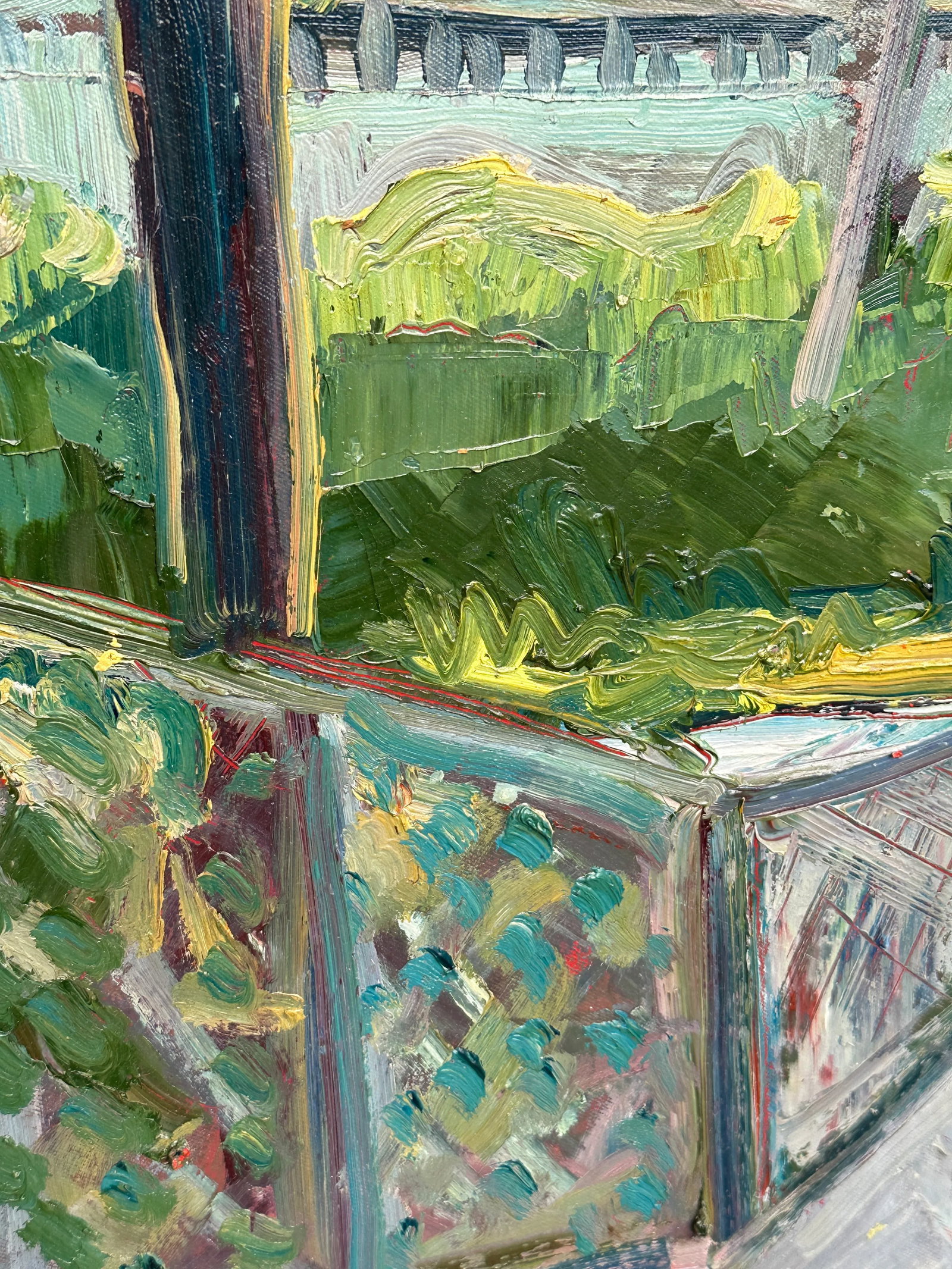 Original Oil Expressionist Landscape Hartman 2007 - 6