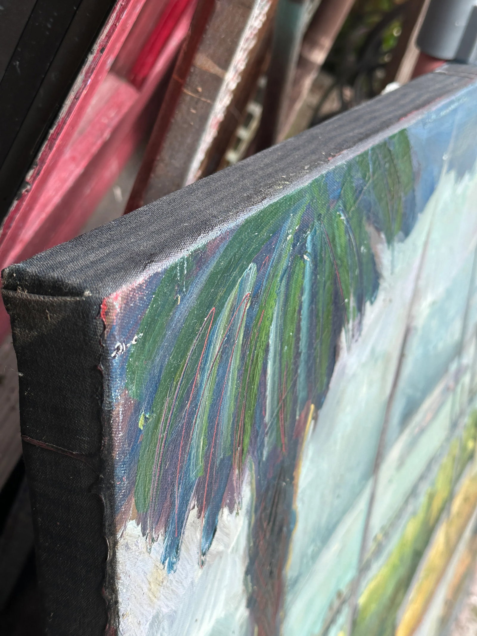 Original Oil Expressionist Landscape Hartman 2007 - 7