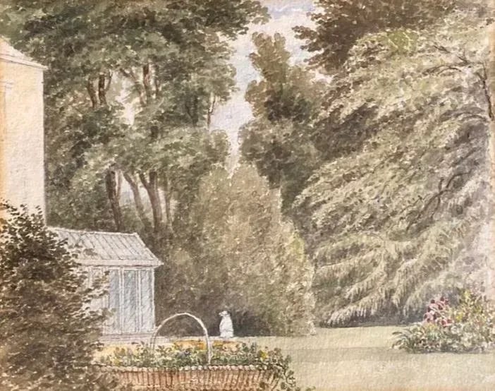 Original Pair of English Watercolor/Sketches C. 1854, 1855, Ellen Dumbleton - 4