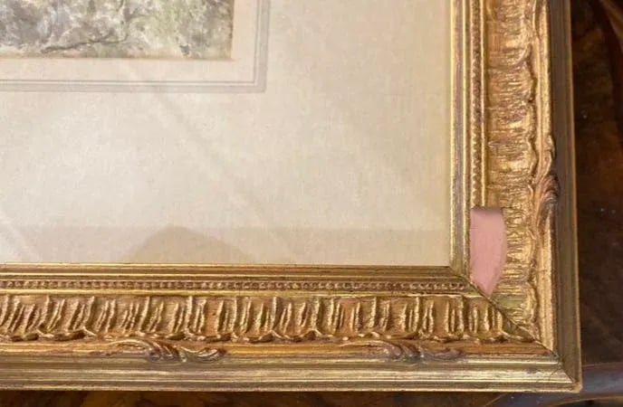 Original Pair of English Watercolor/Sketches C. 1854, 1855, Ellen Dumbleton - 7