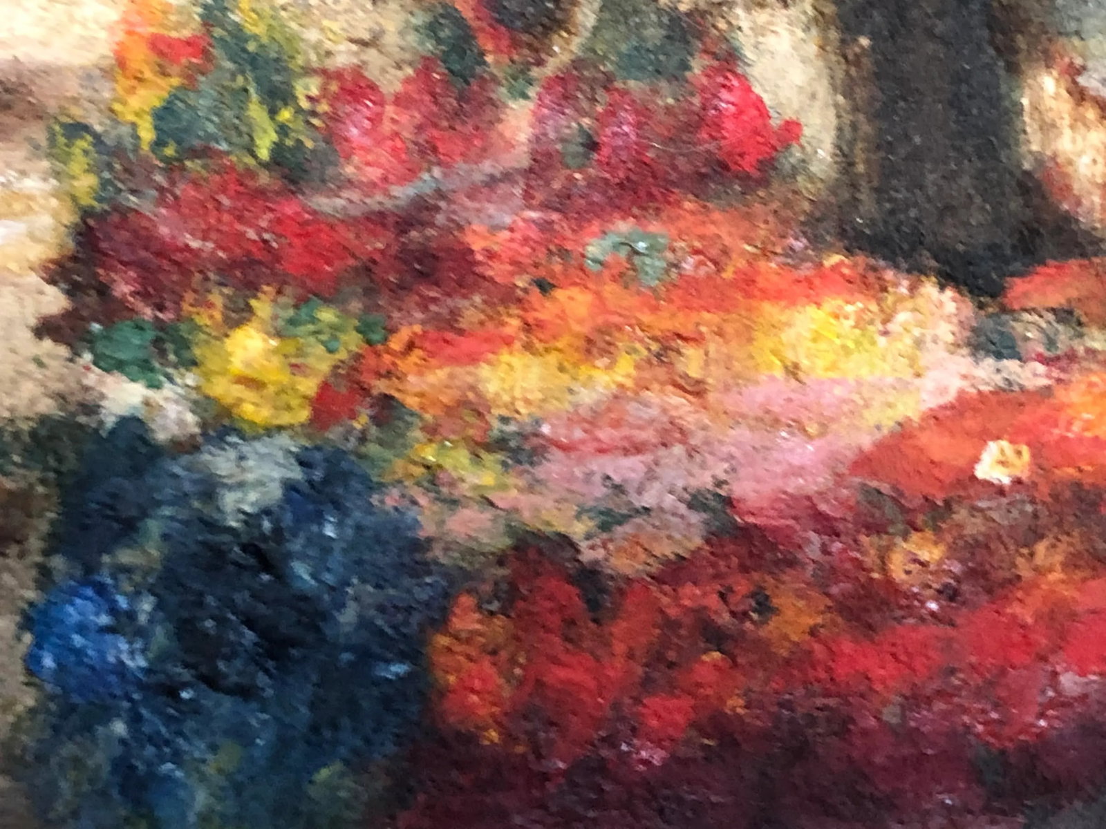 Original Oil on Canvas Painting of Delft Flower Market Style of Ben Viegers - 4