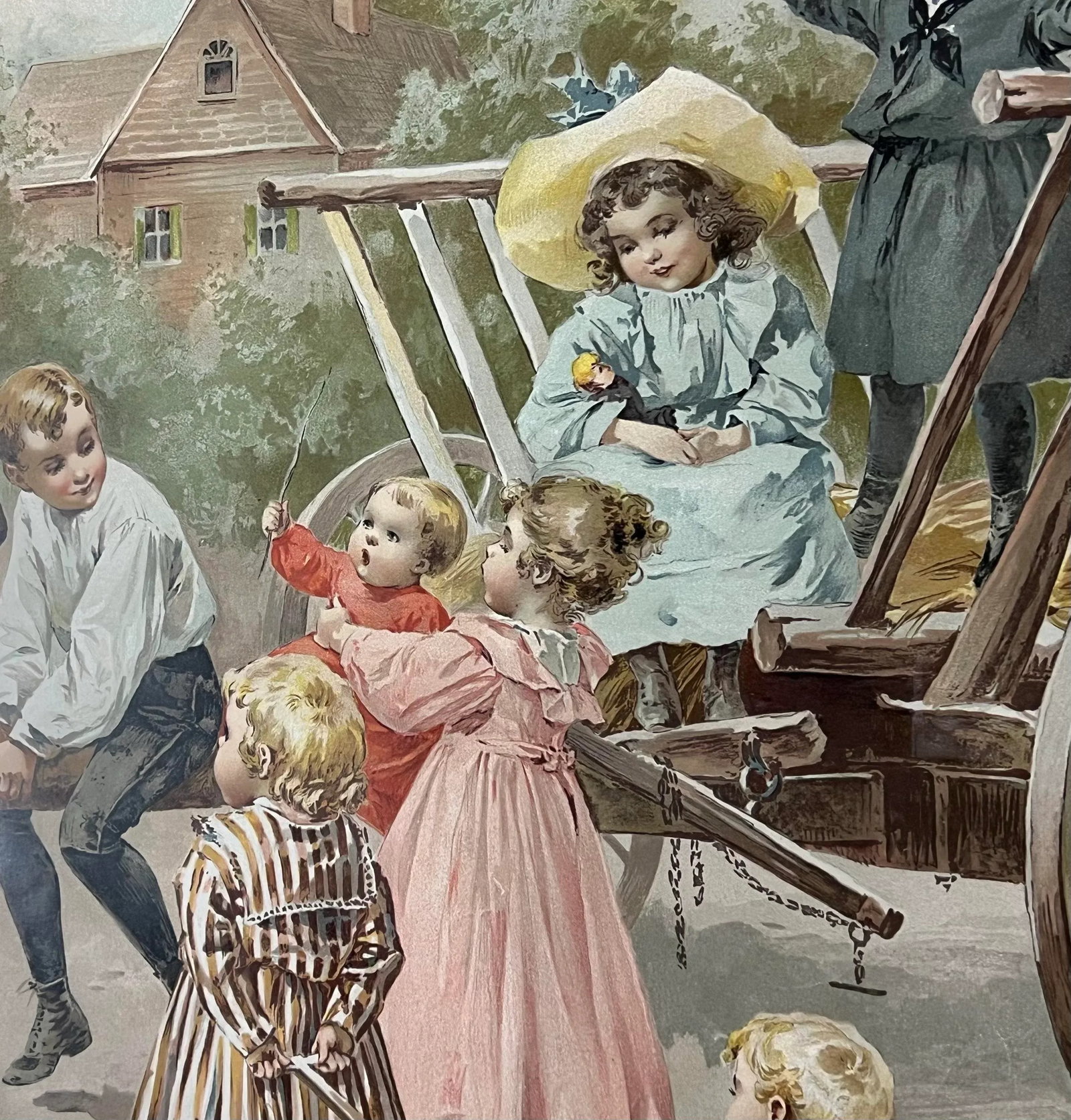 Late 19th Century "A Day in the Country" Print - 5