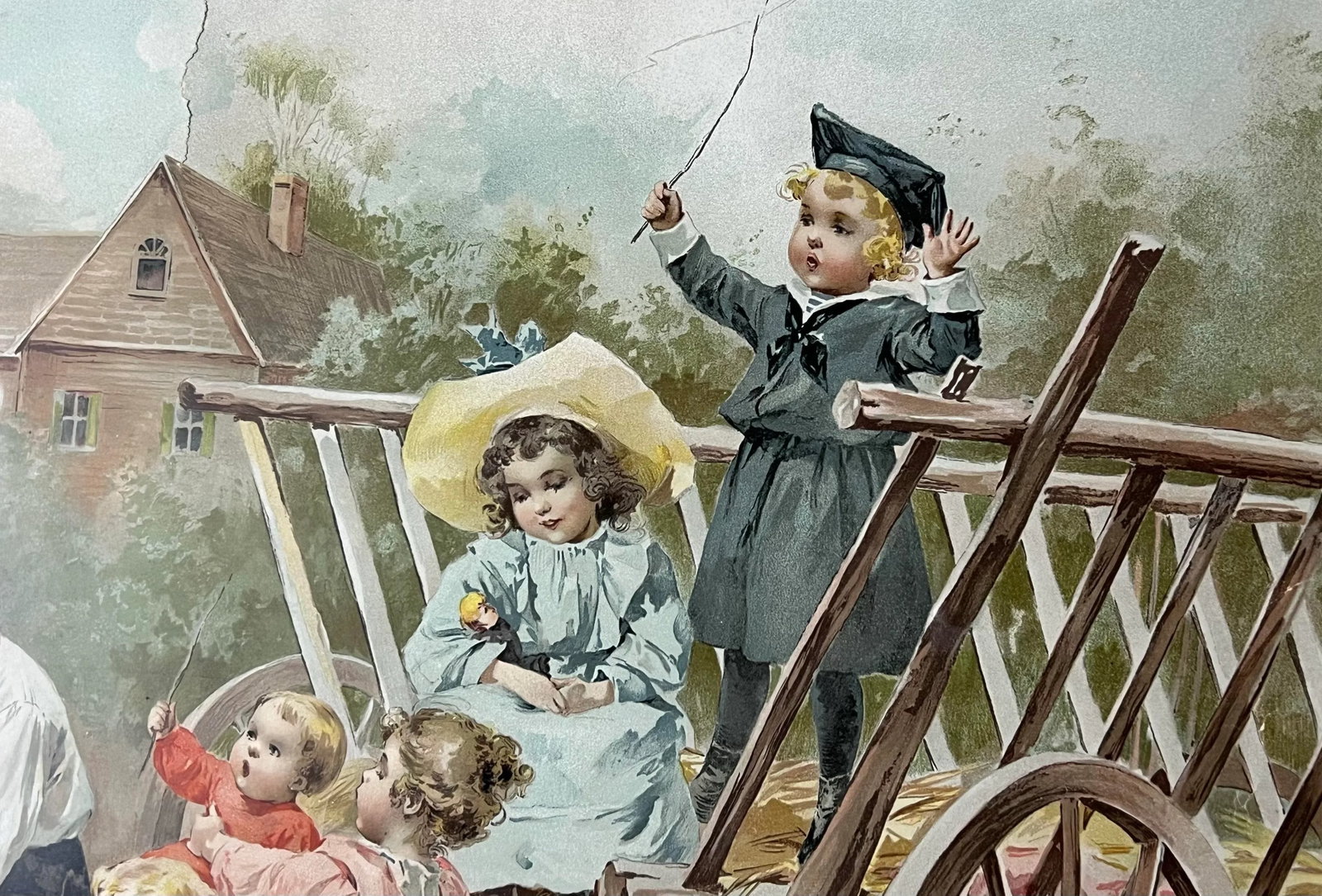 Late 19th Century "A Day in the Country" Print - 6