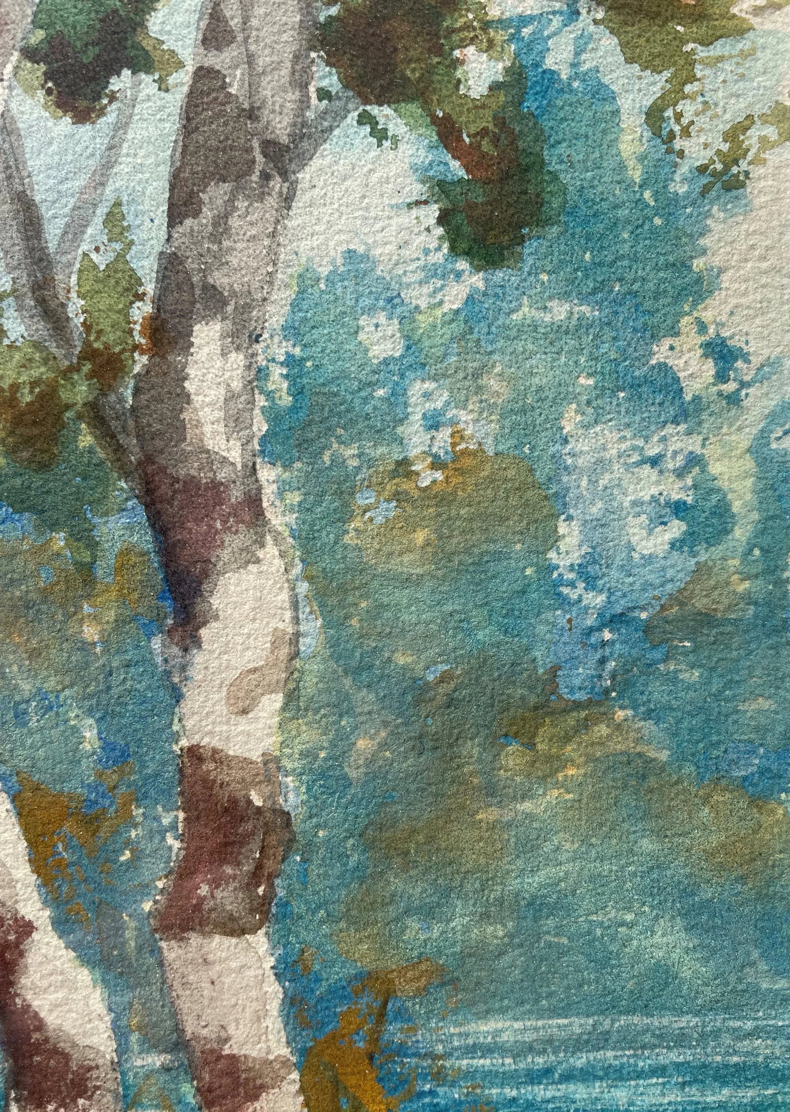 Watercolor Landscape by E. Lumley - 2