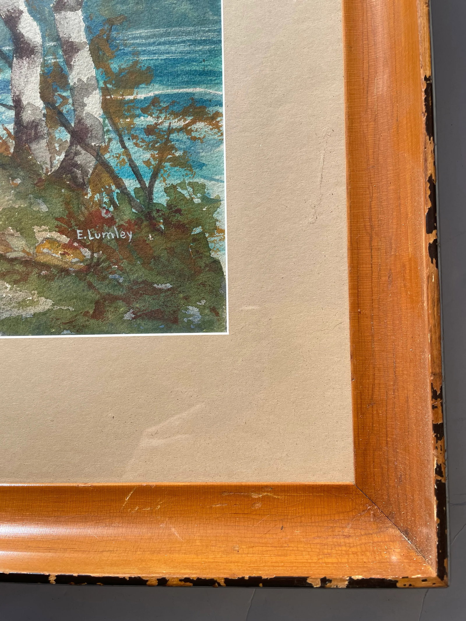 Watercolor Landscape by E. Lumley - 7