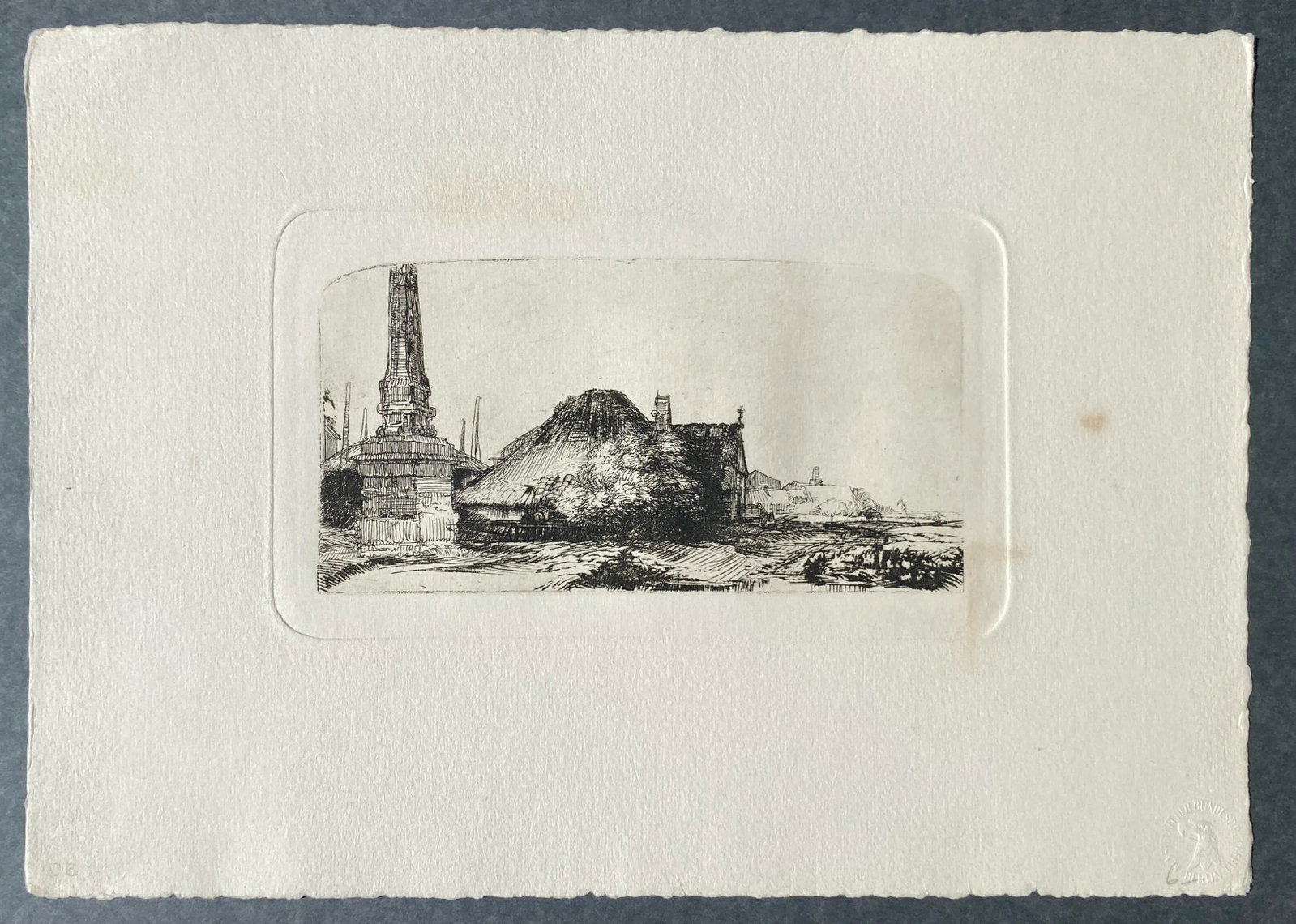 Antique 19th Century Rembrandt Etching - 3