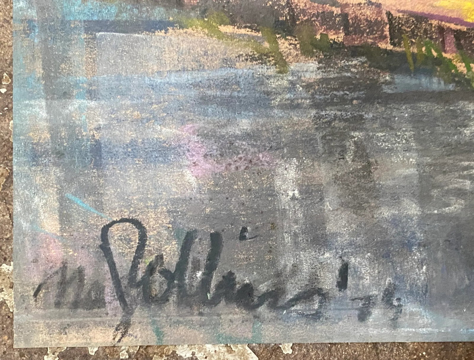 1979 Martin Rollins Appalchian Mountain Landscape - 2