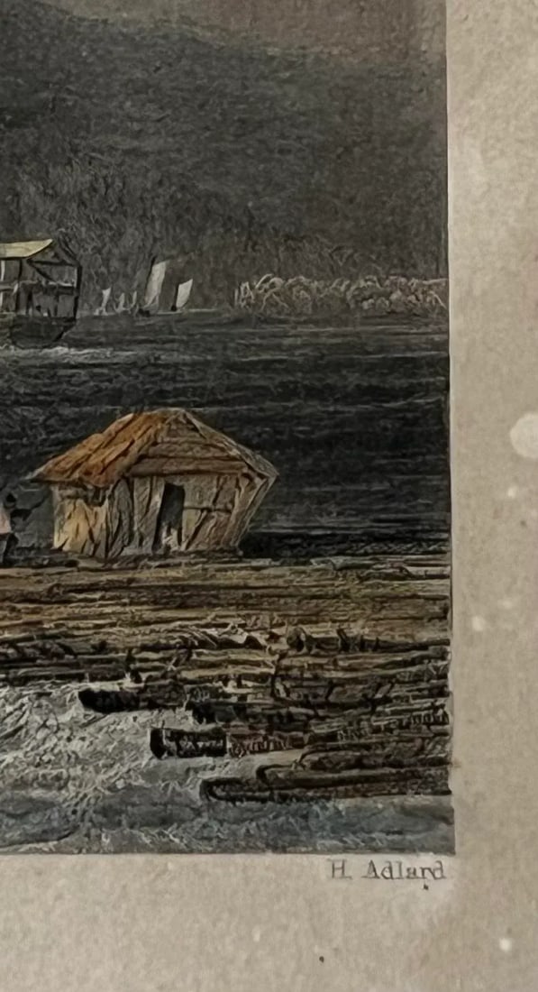 Early 1900s Lighthouse Near Caldwell's Landing, Framed - 4