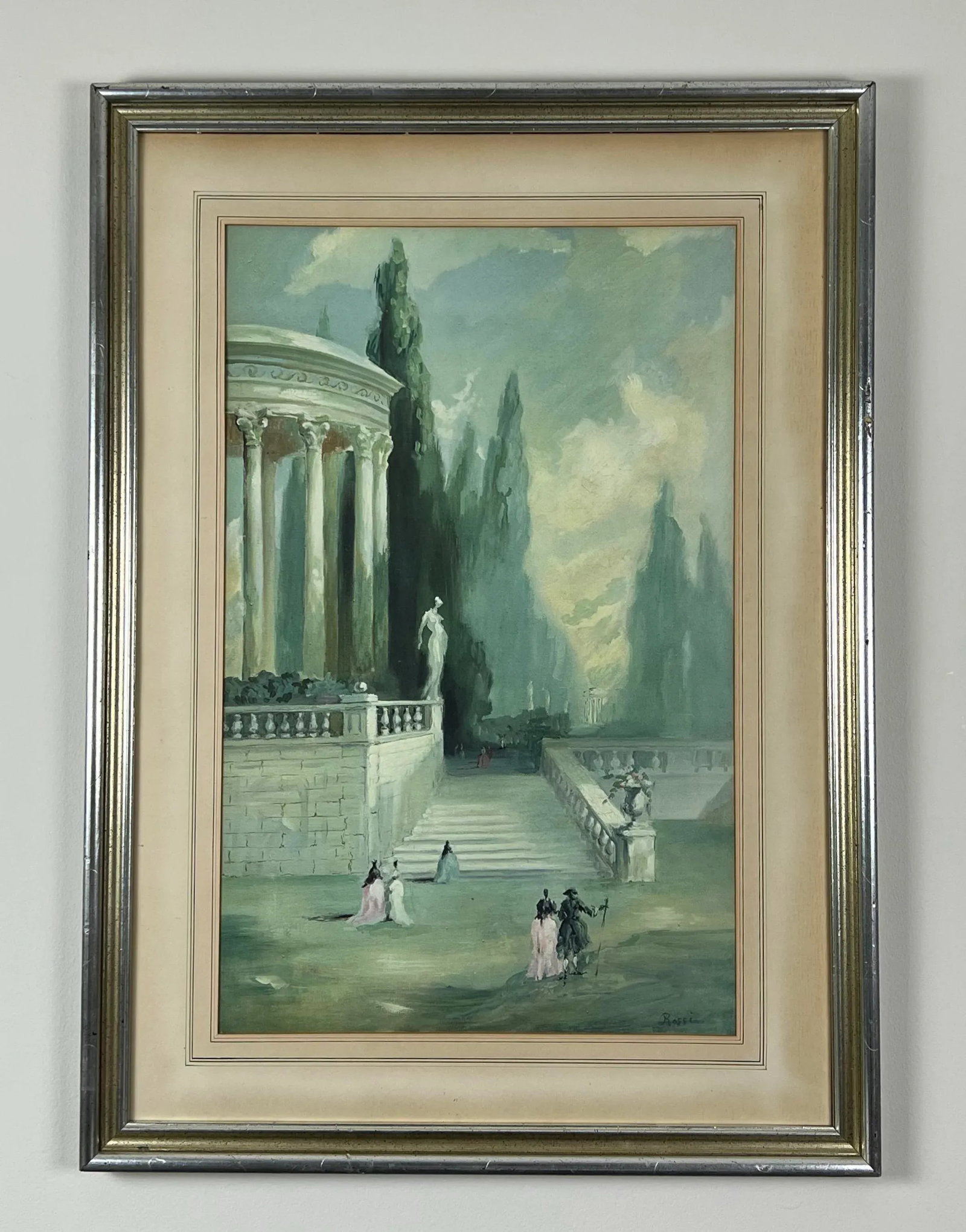 Late 20th Century Print of Tivoli, Italy, Framed - 2
