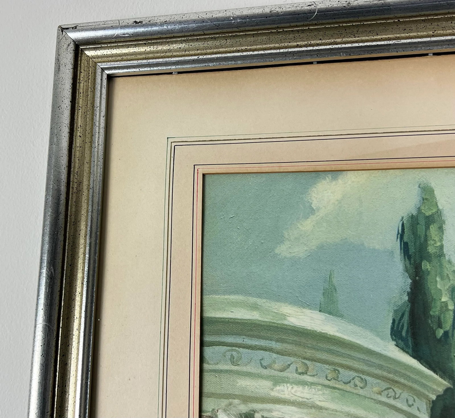 Late 20th Century Print of Tivoli, Italy, Framed - 5