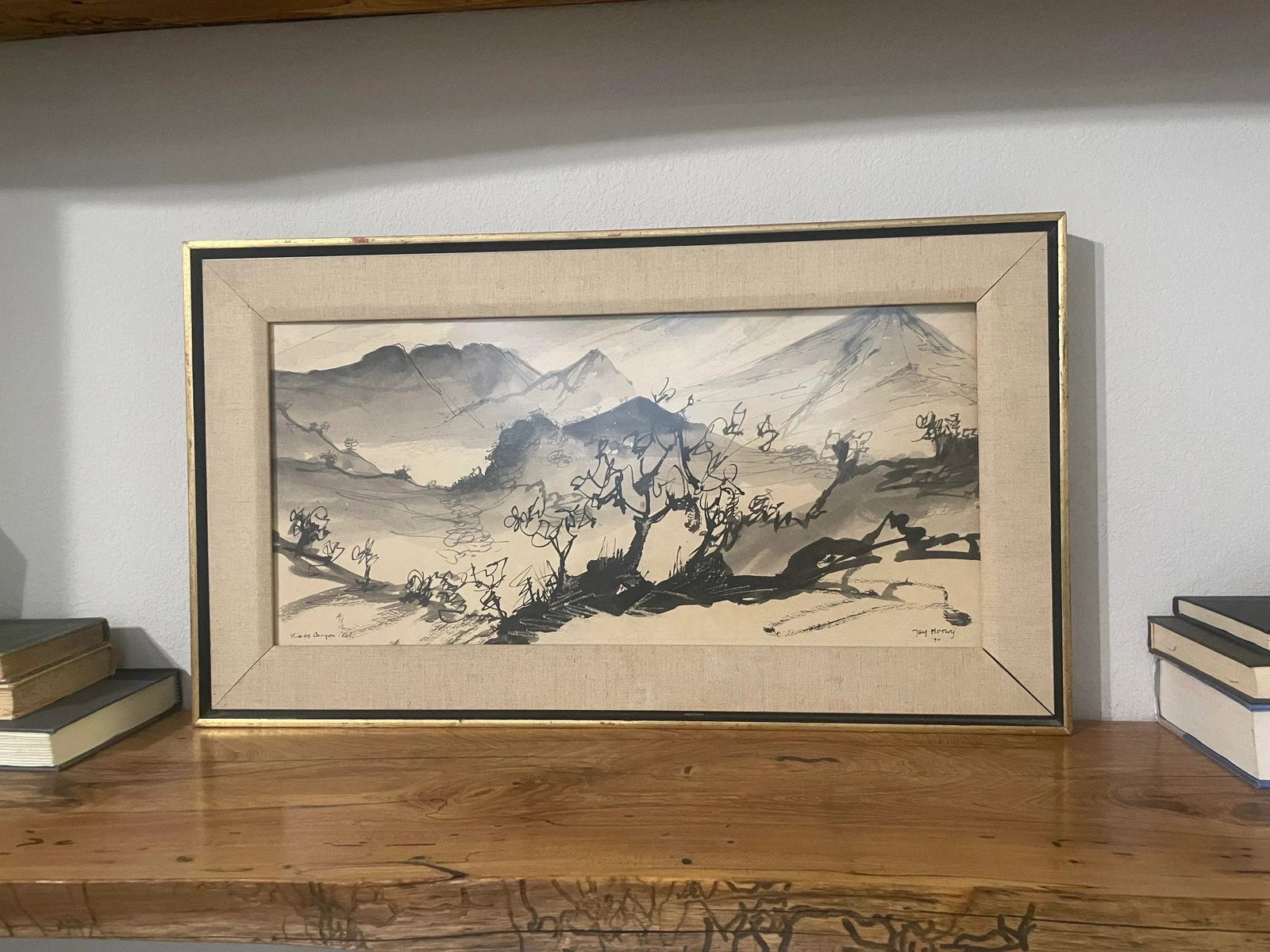 Vintage Ink Surrealist Painting - 4