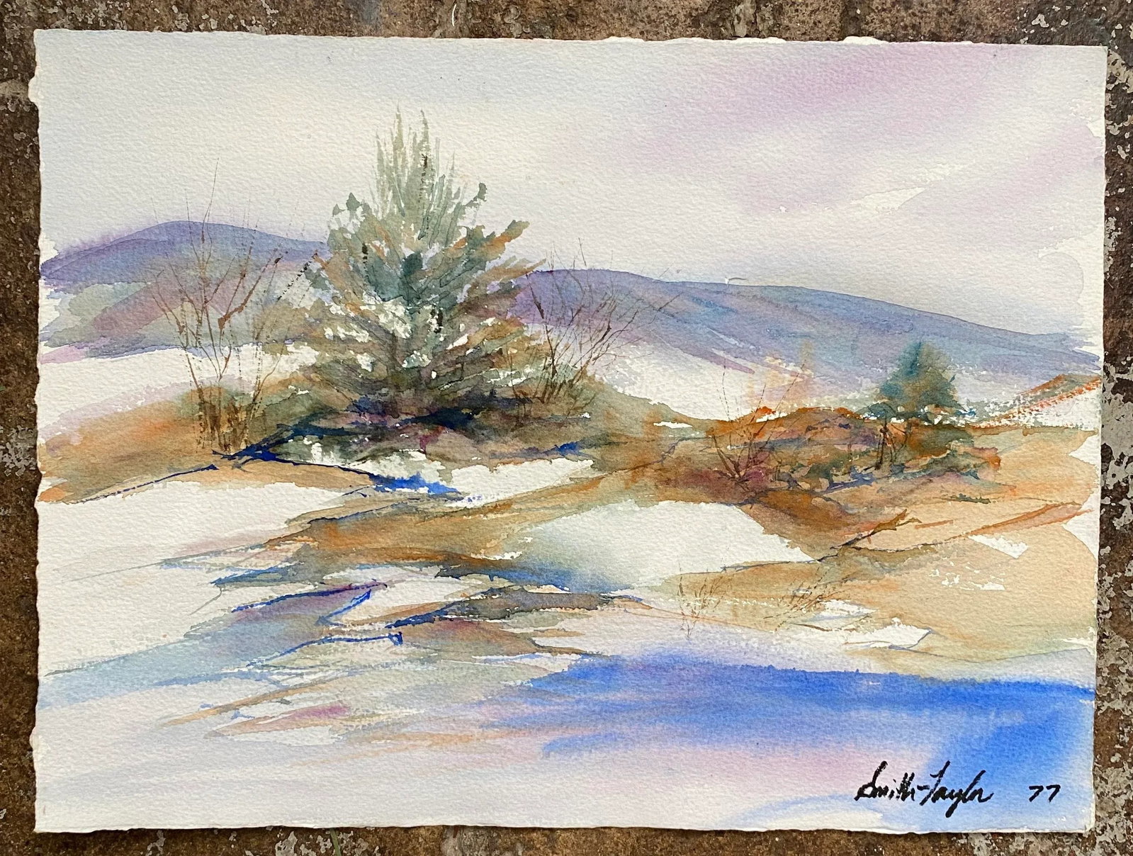 1977 Smith Taylor Watercolor Landscape Painting - 2